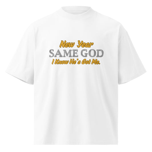 New Year T shirt Unisex organic oversized high neck shirt