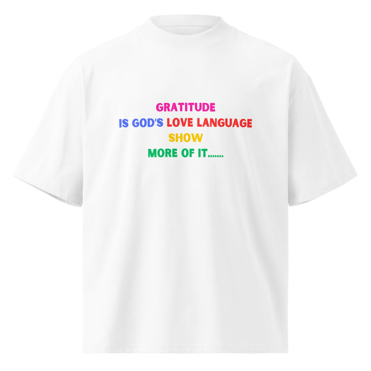 Inspirational Unisex Organic Oversized High Neck T Shirt