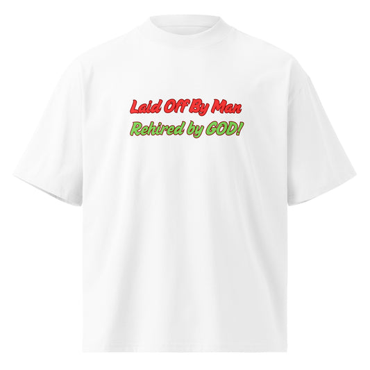 Christian Inspirational Unisex Organic Oversized High Neck T Shirt