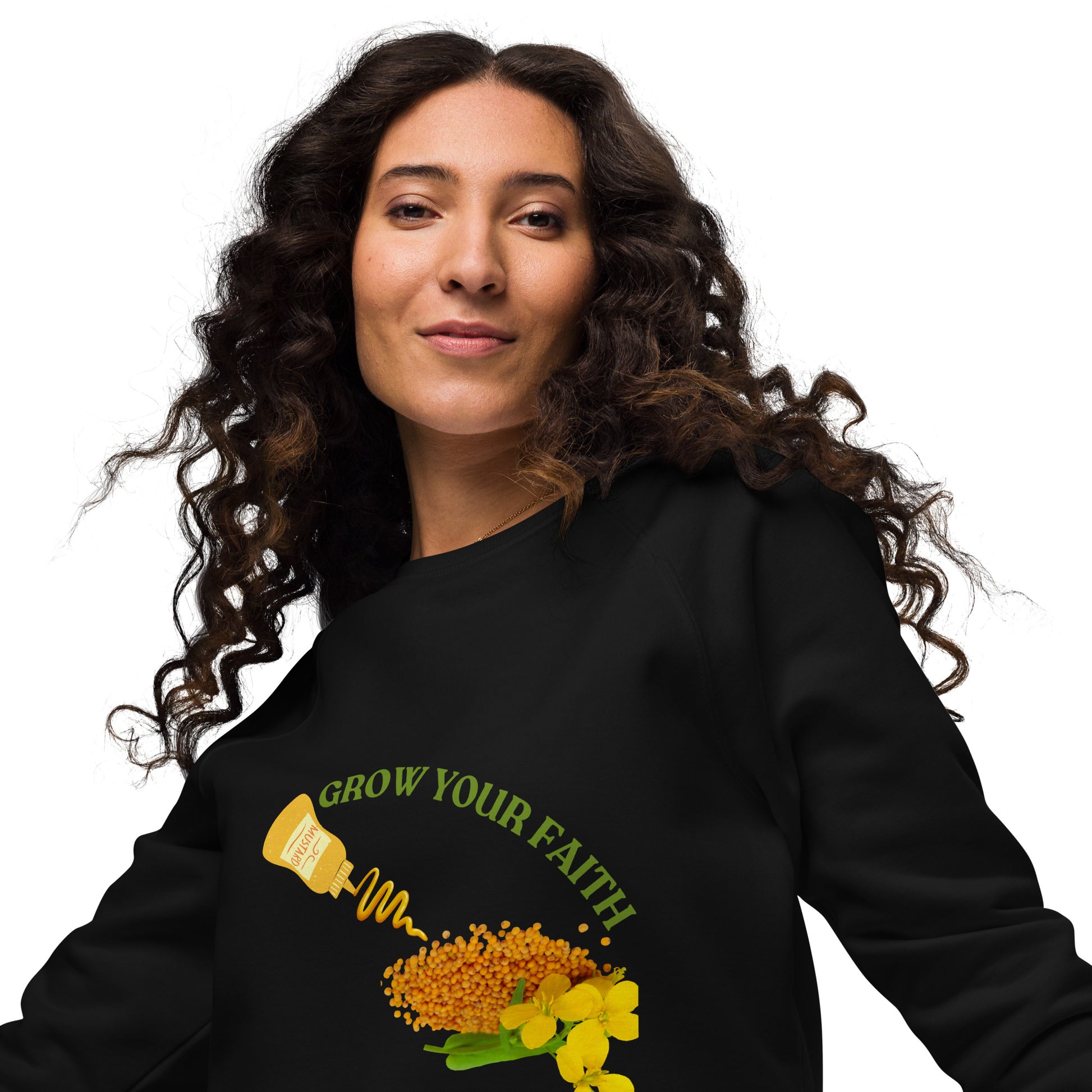 Inspirational organic sweatshirt Unisex