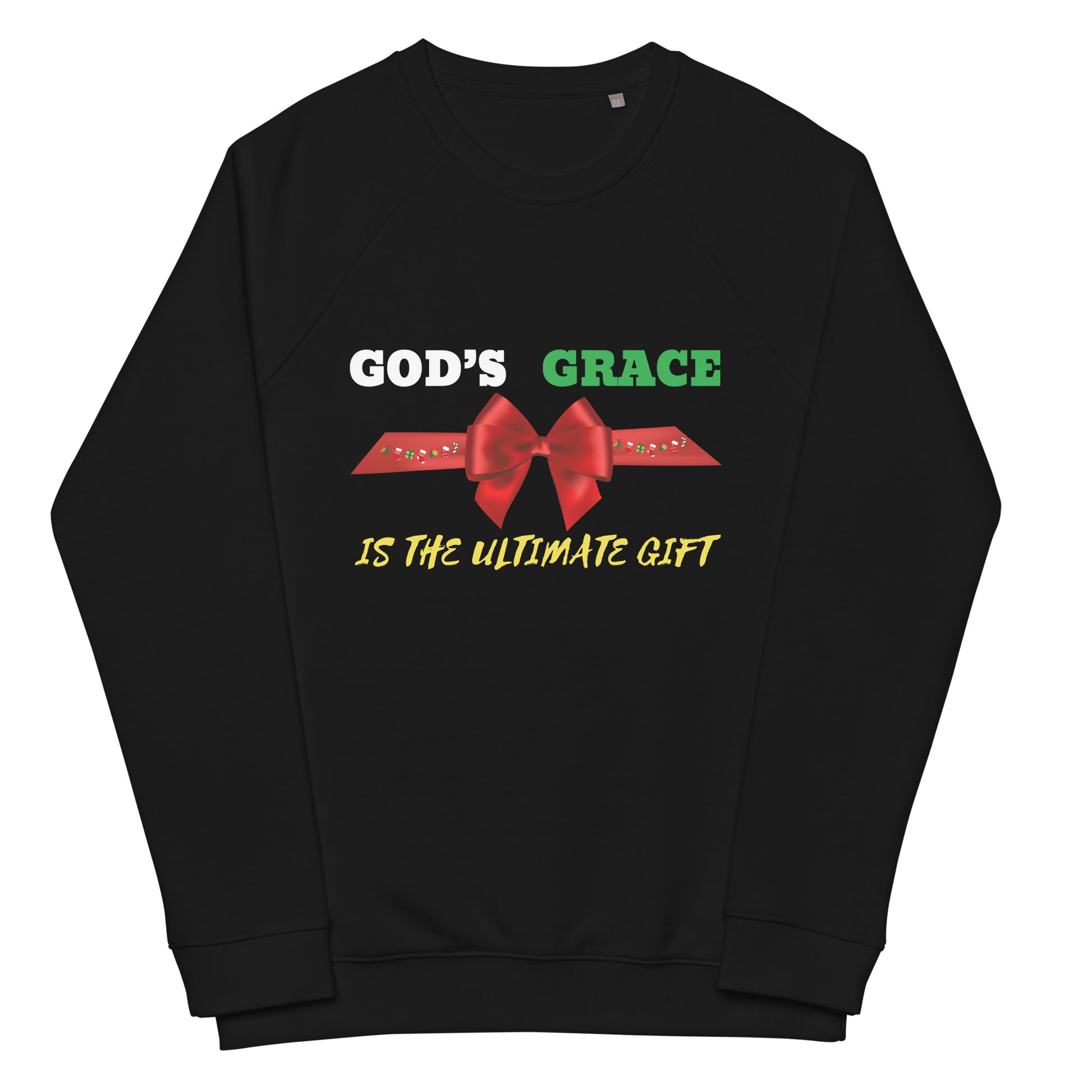 God's Grace Christian Inspirational Christmas Holiday Sweatshirt Unisex