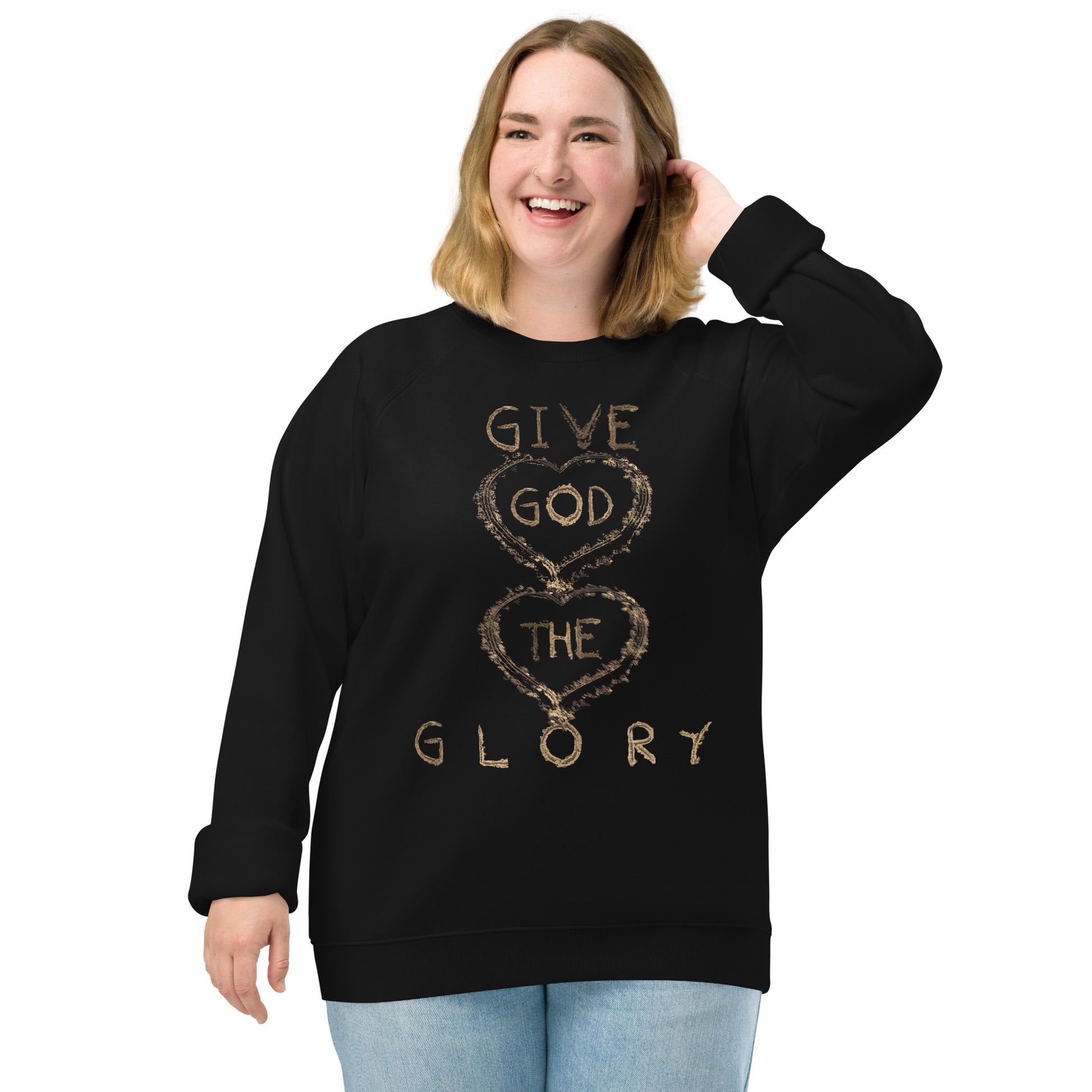 Give God The Glory Christian Inspirational Sweatshirt Unisex