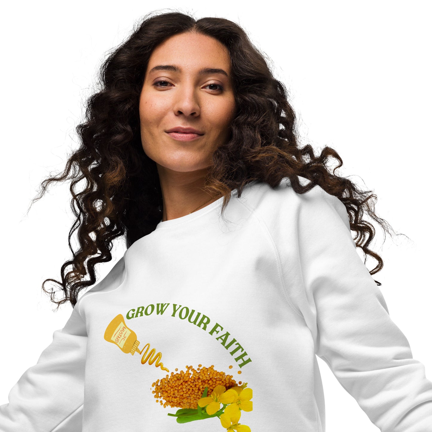 Inspirational organic sweatshirt Unisex