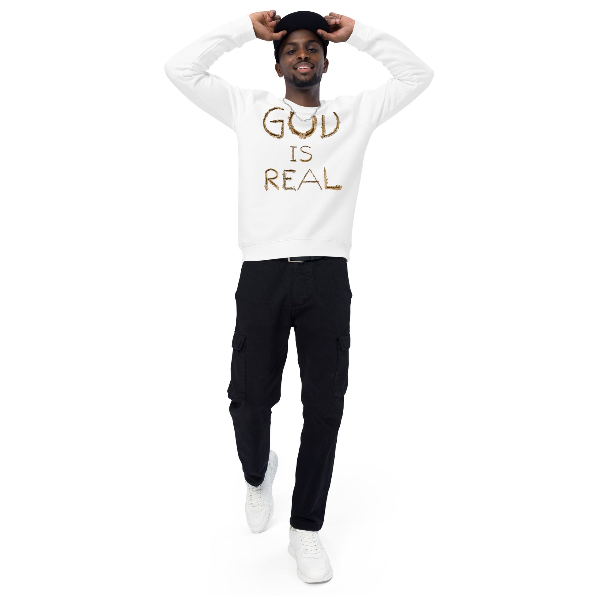 God is Real Christian Inspirational Sweatshirt Unisex