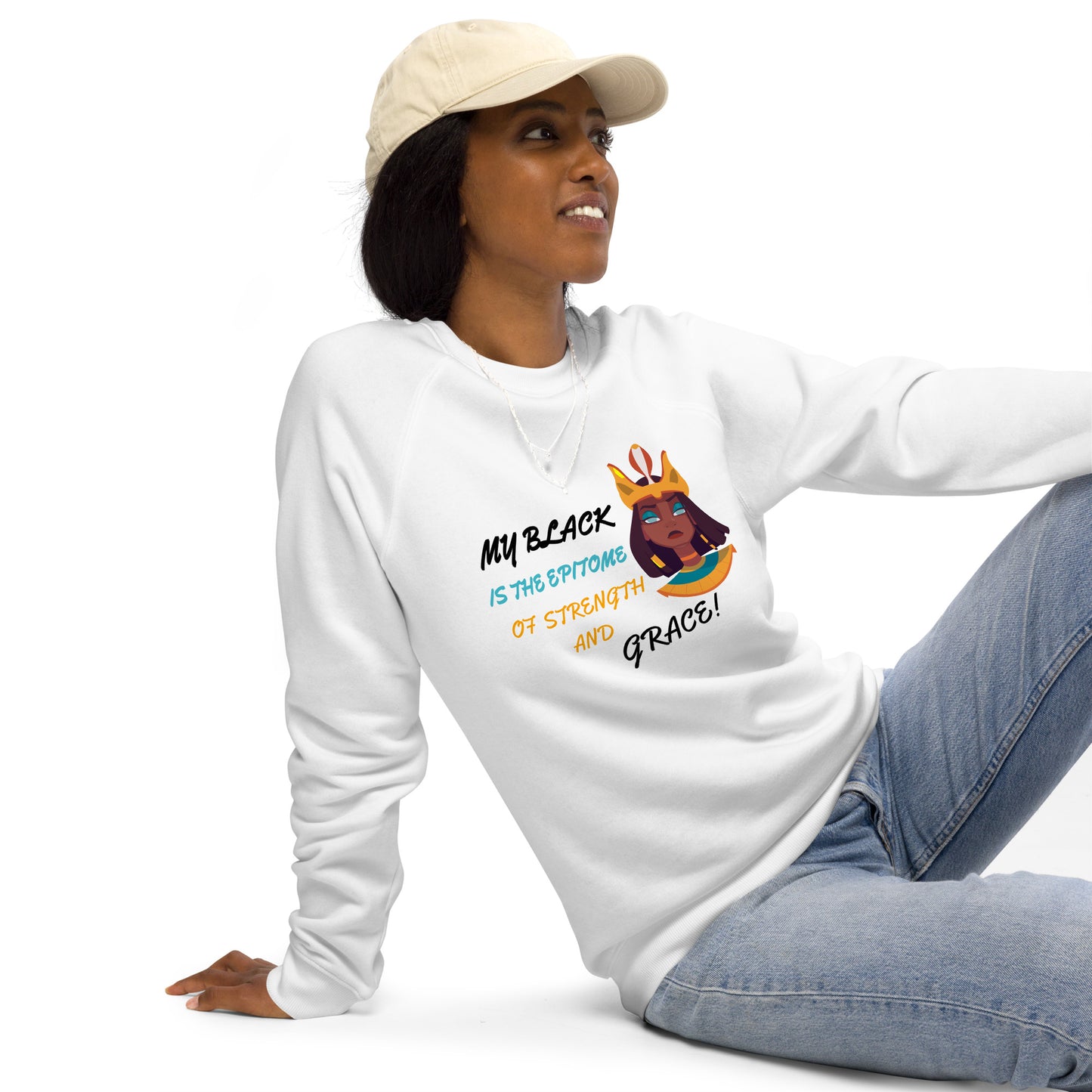 Motivational organic Sweatshirt unisex