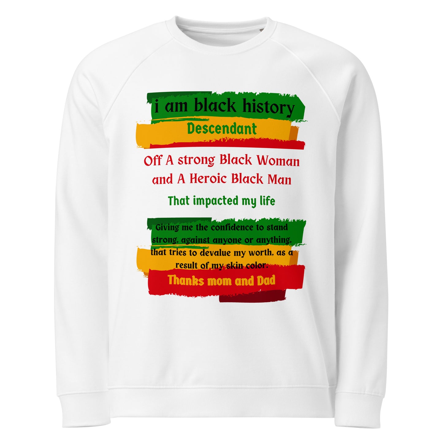 Black History Motivational Sweatshirt Unisex