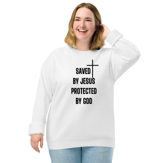 Saved by Jesus Christian Inspirational Sweatshirt Unisex