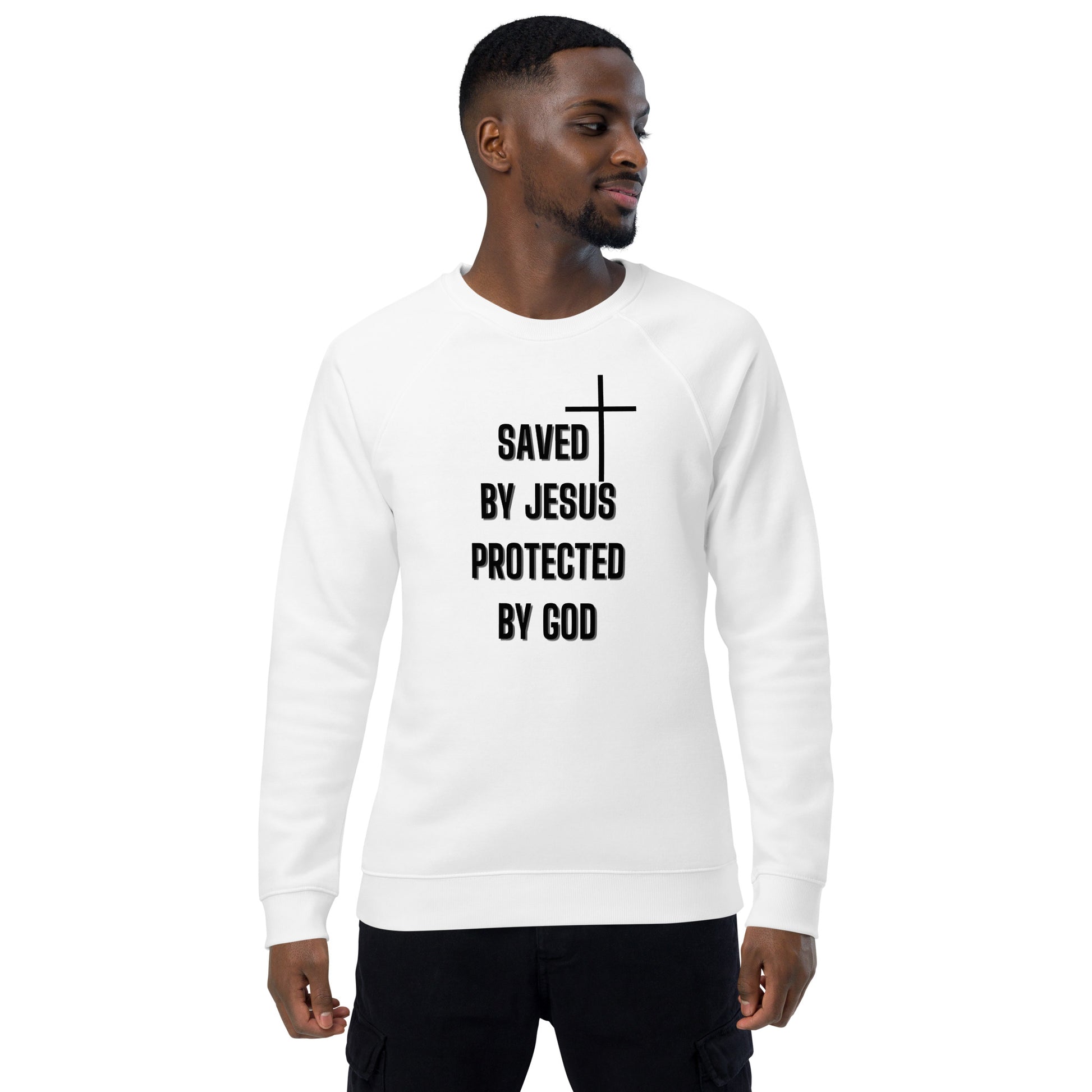 Saved by Jesus Christian Inspirational Sweatshirt Unisex