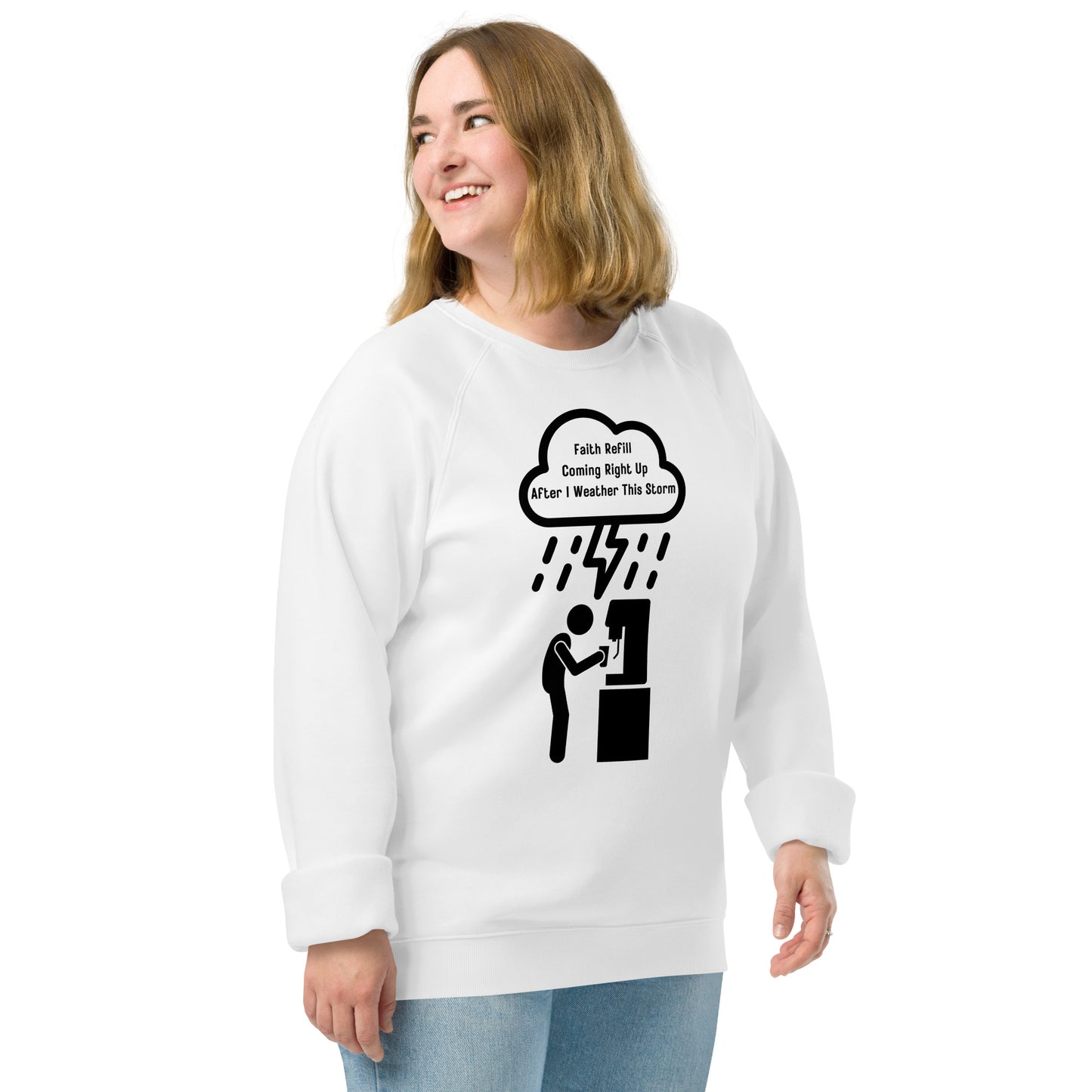 Faith Refill Inspirational Sweatshirt Unisex