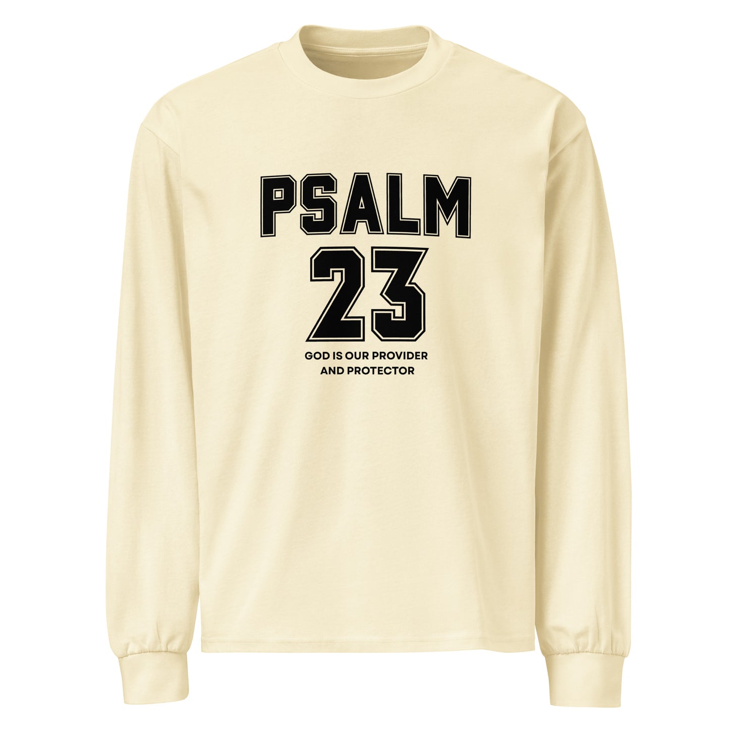 Psalm 23 Inspirational heavyweight long sleeve shirt unisex