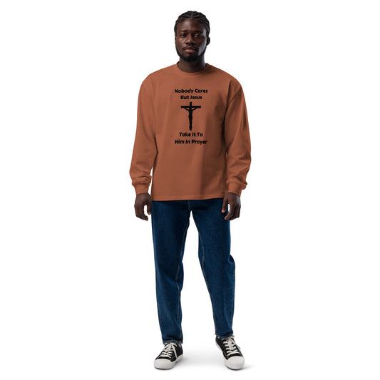 Christian Inspirational heavyweight long sleeve shirt unisex
