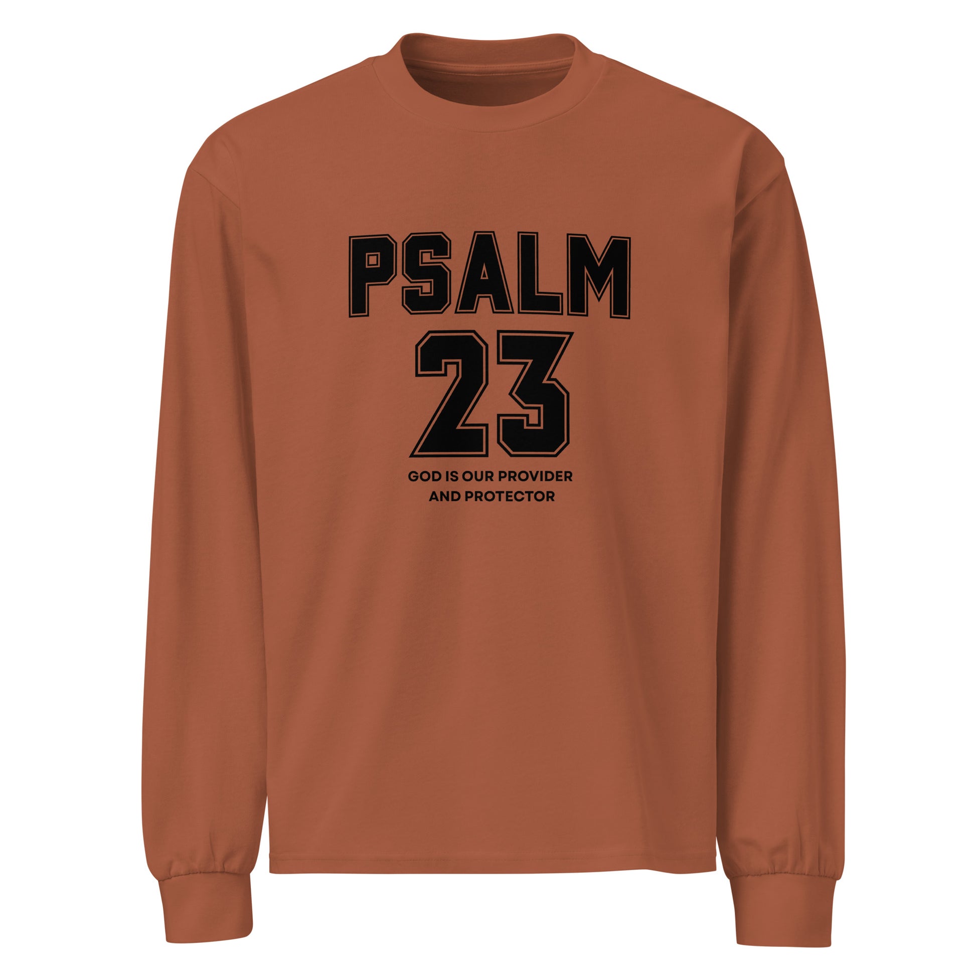 Psalm 23 Inspirational heavyweight long sleeve shirt unisex