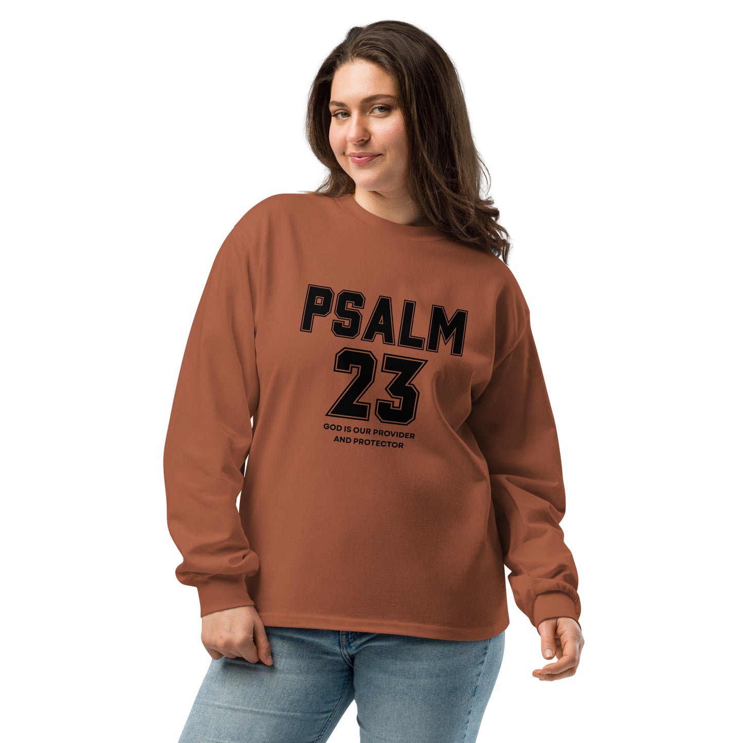 Psalm 23 Inspirational heavyweight long sleeve shirt unisex