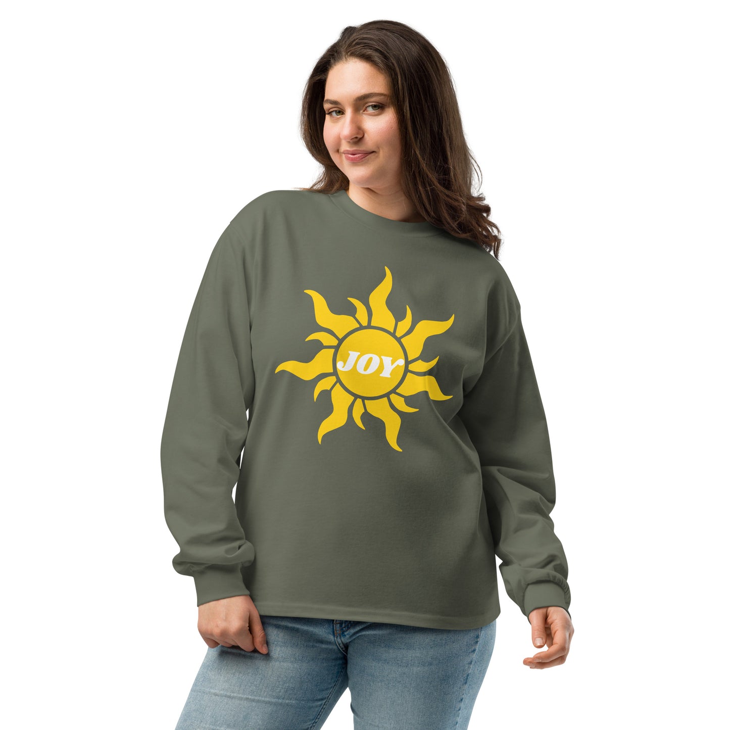 Joy Inspirational Premium heavyweight long Sleeve Shirt