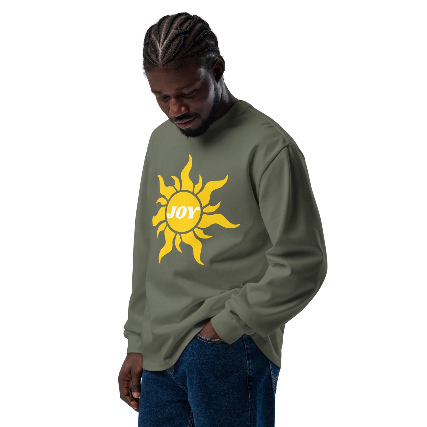 Joy Inspirational Premium heavyweight long Sleeve Shirt