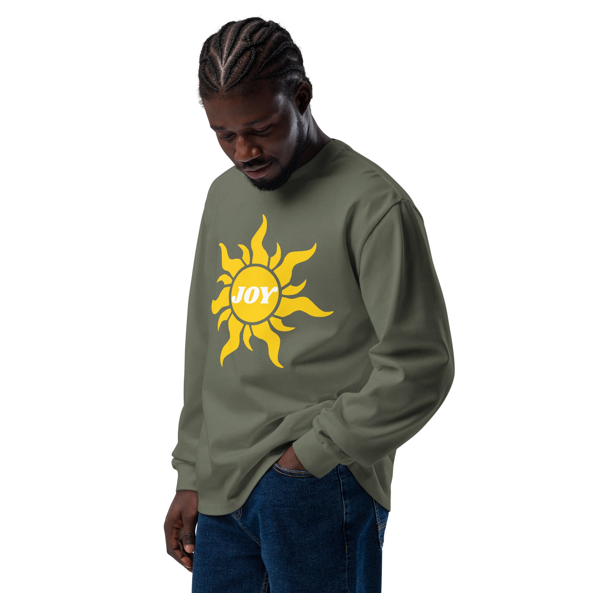 Joy Inspirational Premium heavyweight long Sleeve Shirt