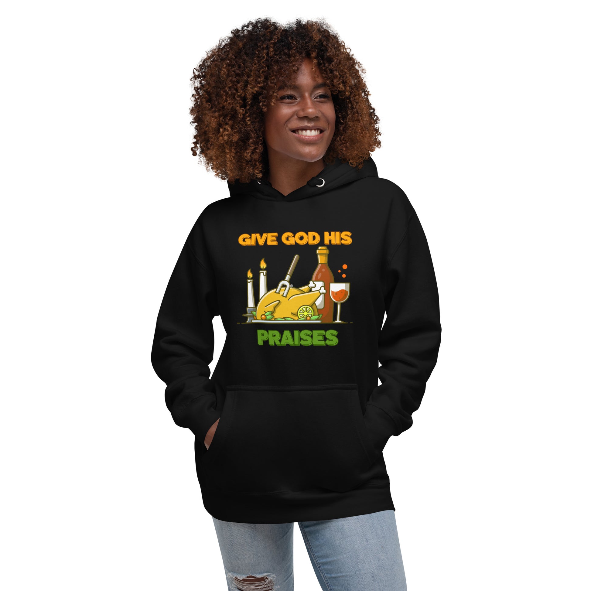 Inspirational hoodie for the holidays unisex