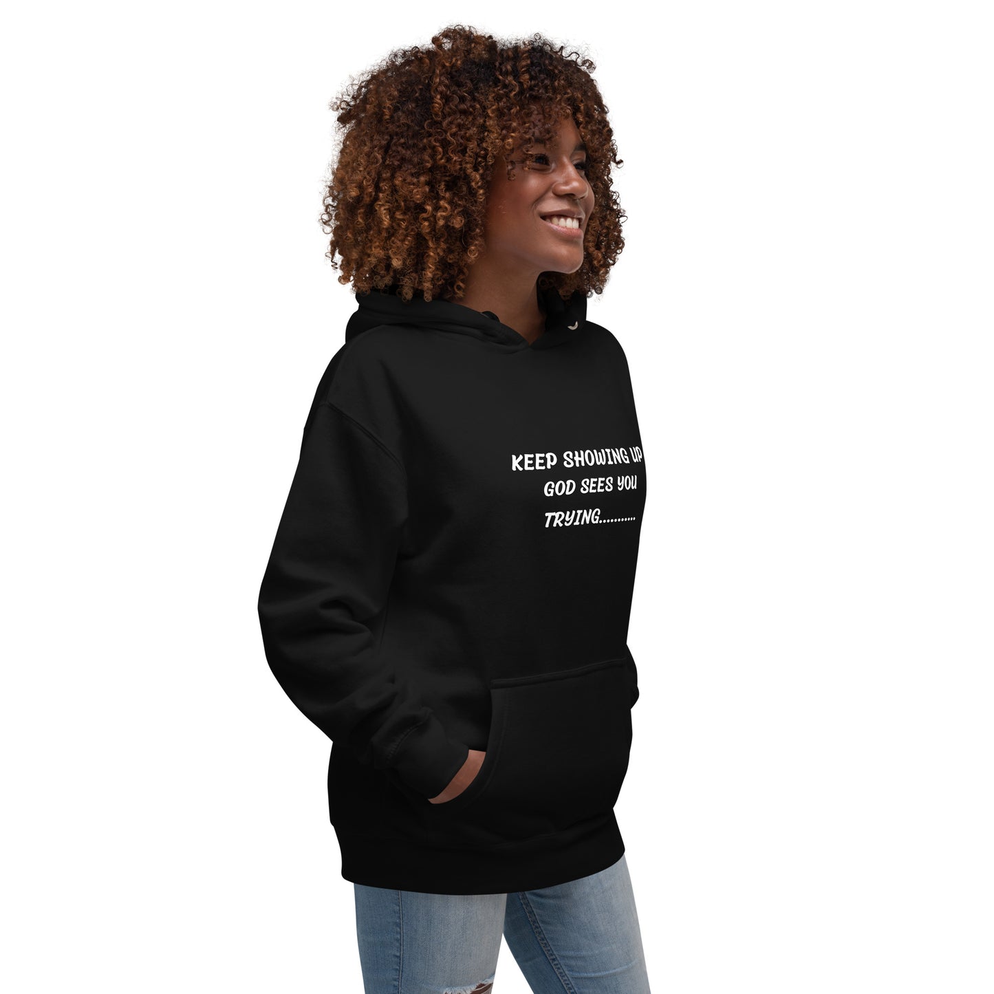 Keep Showing up Christina Inspirational Hoodie