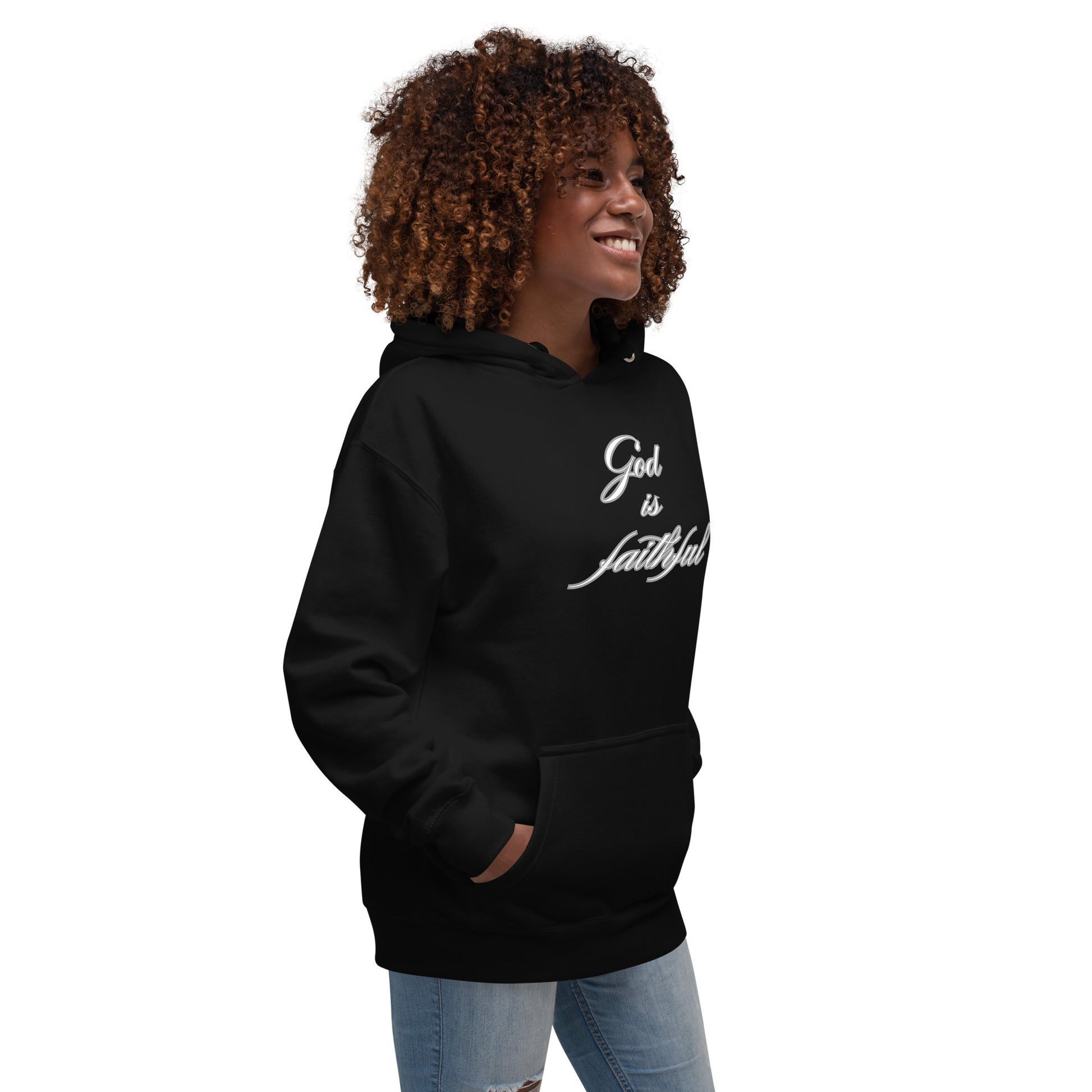 God Is Faithful Christian Inspirational Hoodie Unisex