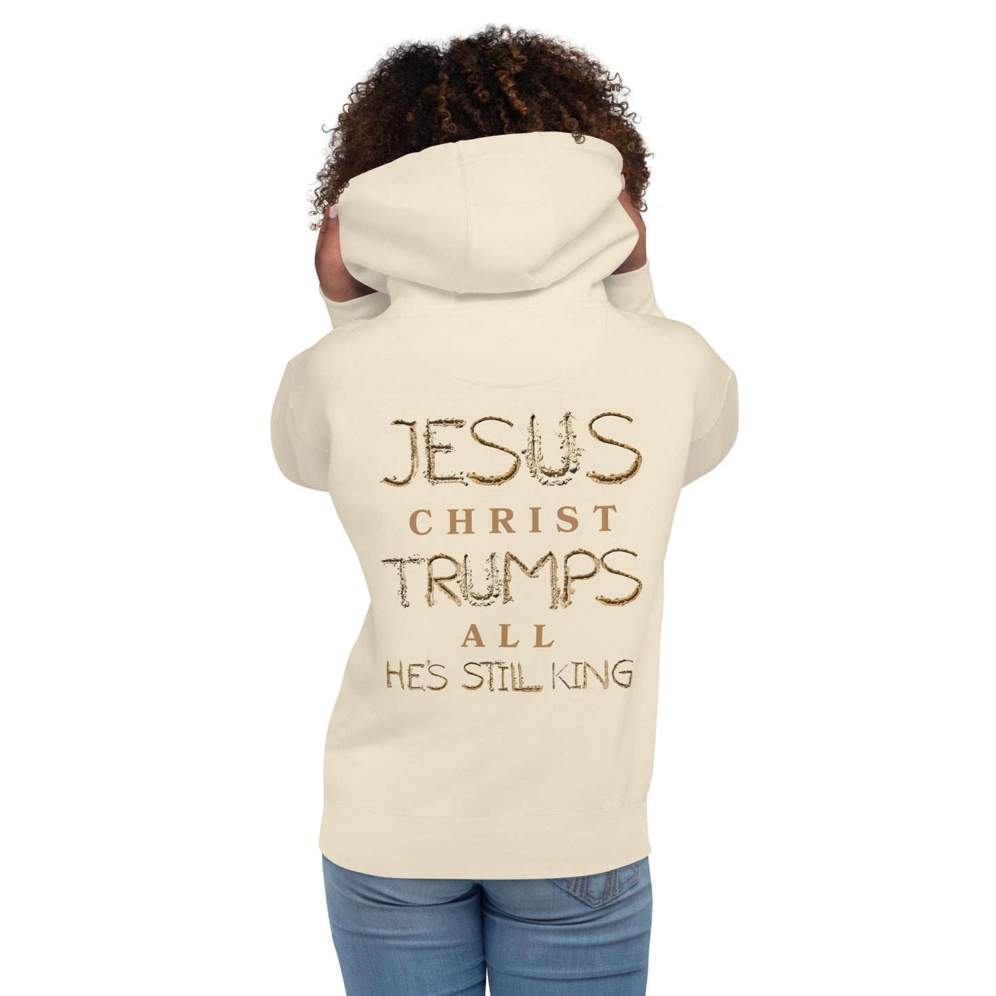 Jesus Christ Trumps All Christian Inspirational Unisex Hoodie