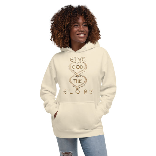 Give God The Glory Christian Inspirational Hoodie Unisex