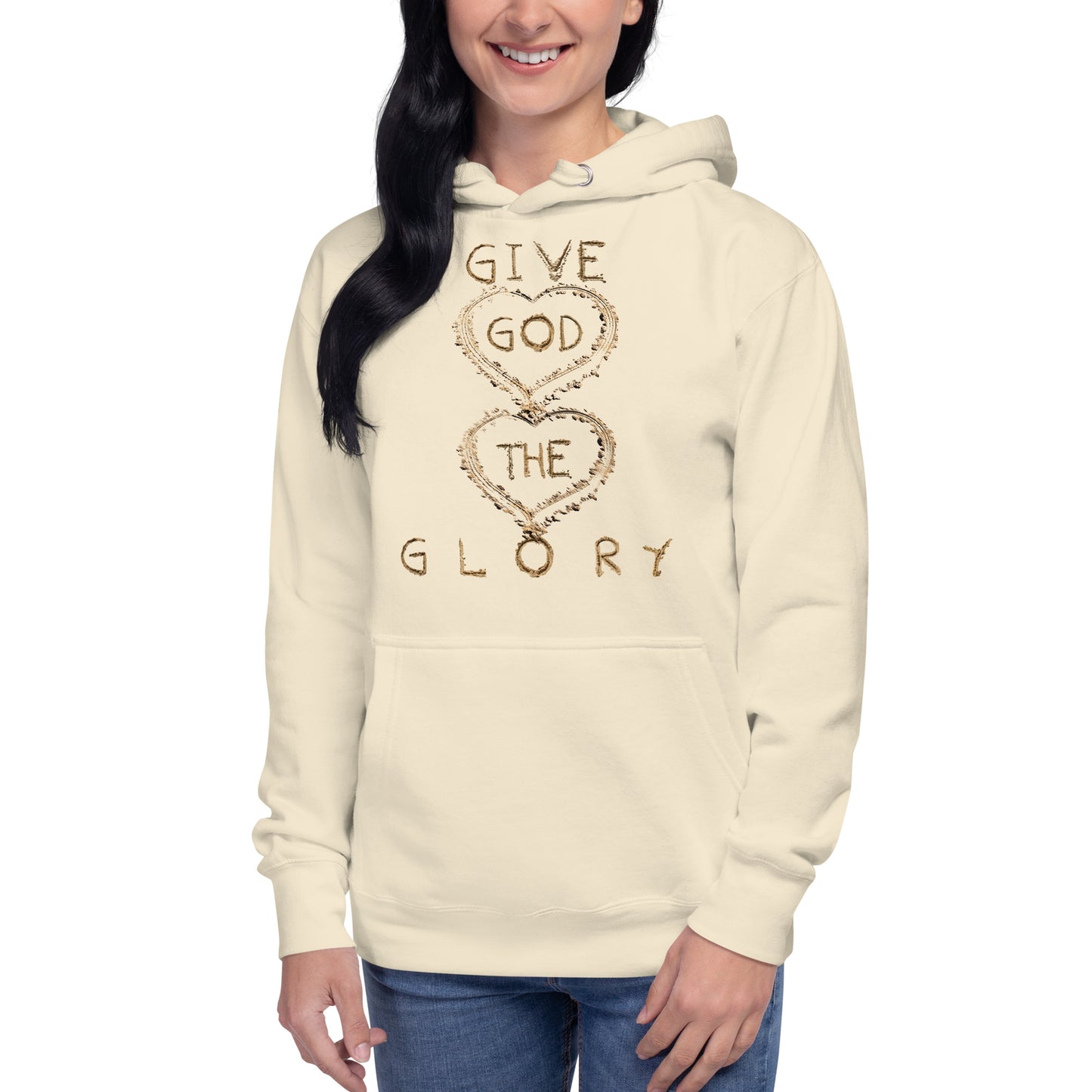 Give God The Glory Christian Inspirational Hoodie Unisex