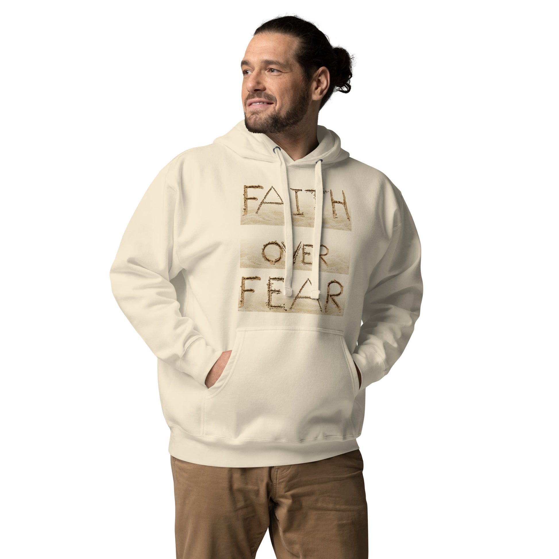 Faith Over Fear Christian Inspirational Hoodie Unisex