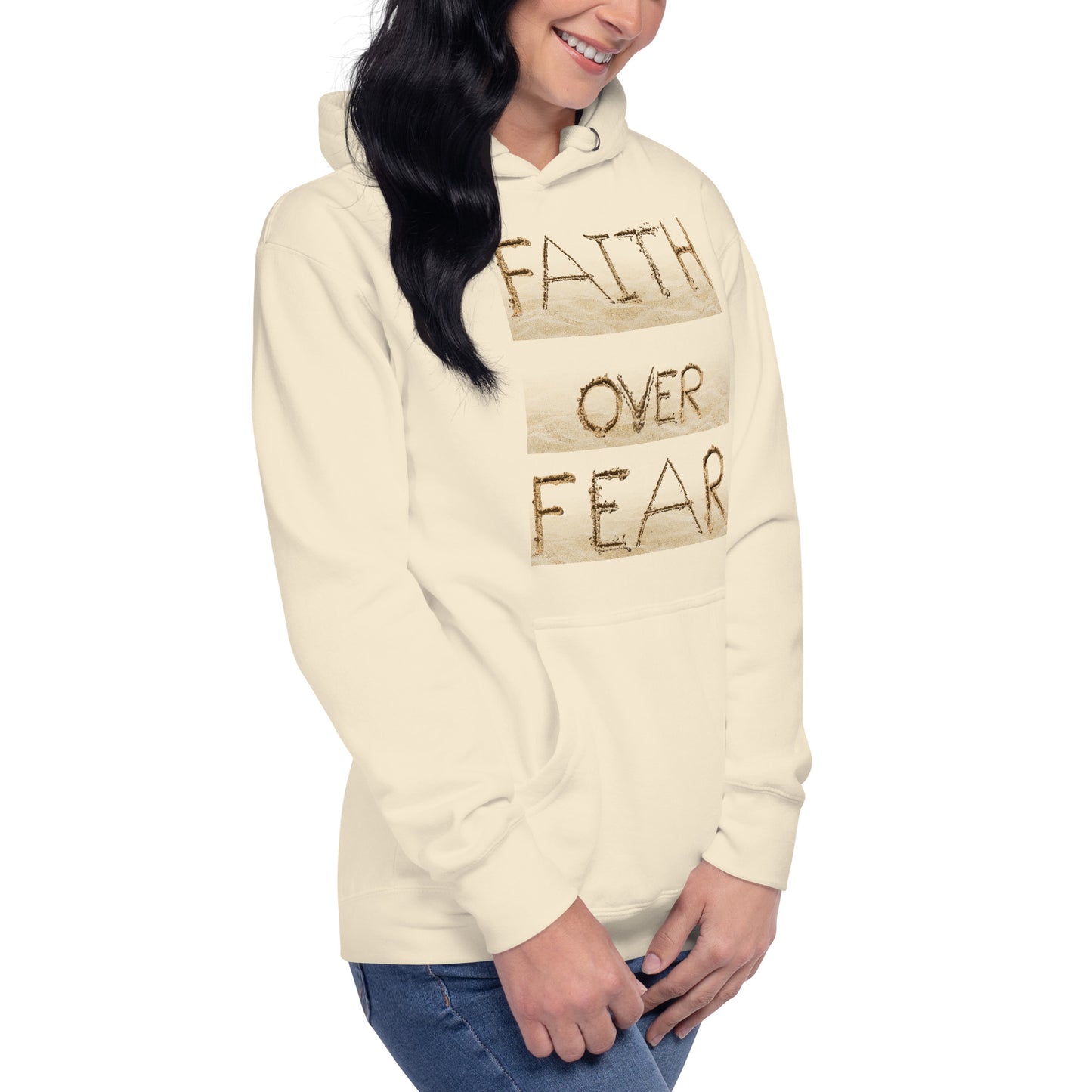 Faith Over Fear Christian Inspirational Hoodie Unisex