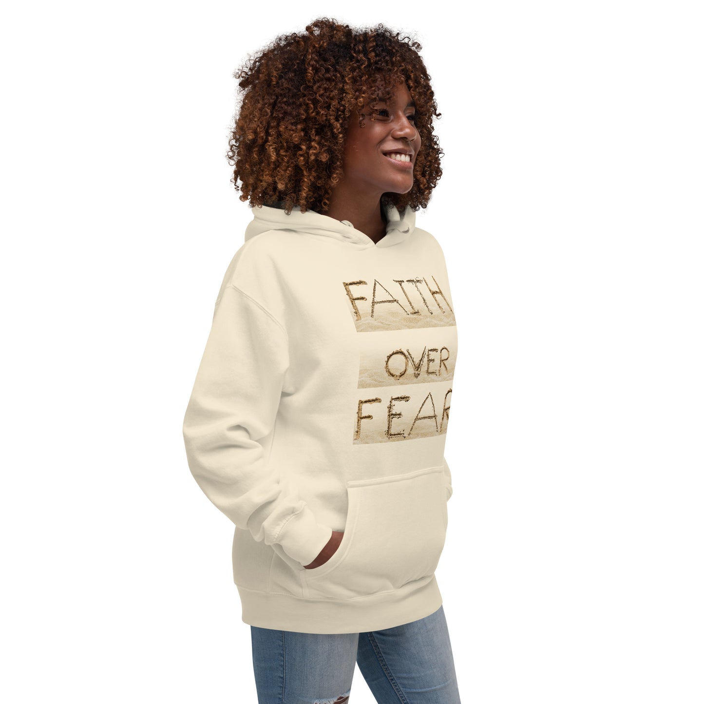 Faith Over Fear Christian Inspirational Hoodie Unisex