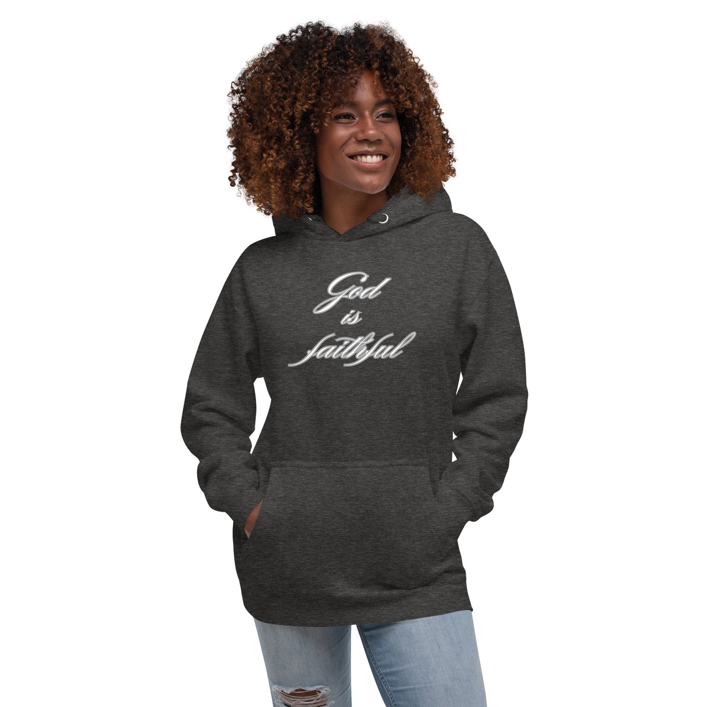 God Is Faithful Christian Inspirational Hoodie Unisex