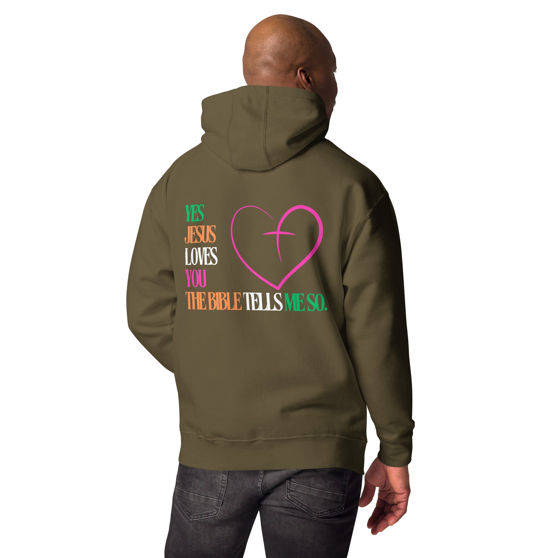 Jesus Loves You Christian Inspirational Unisex Hoodie