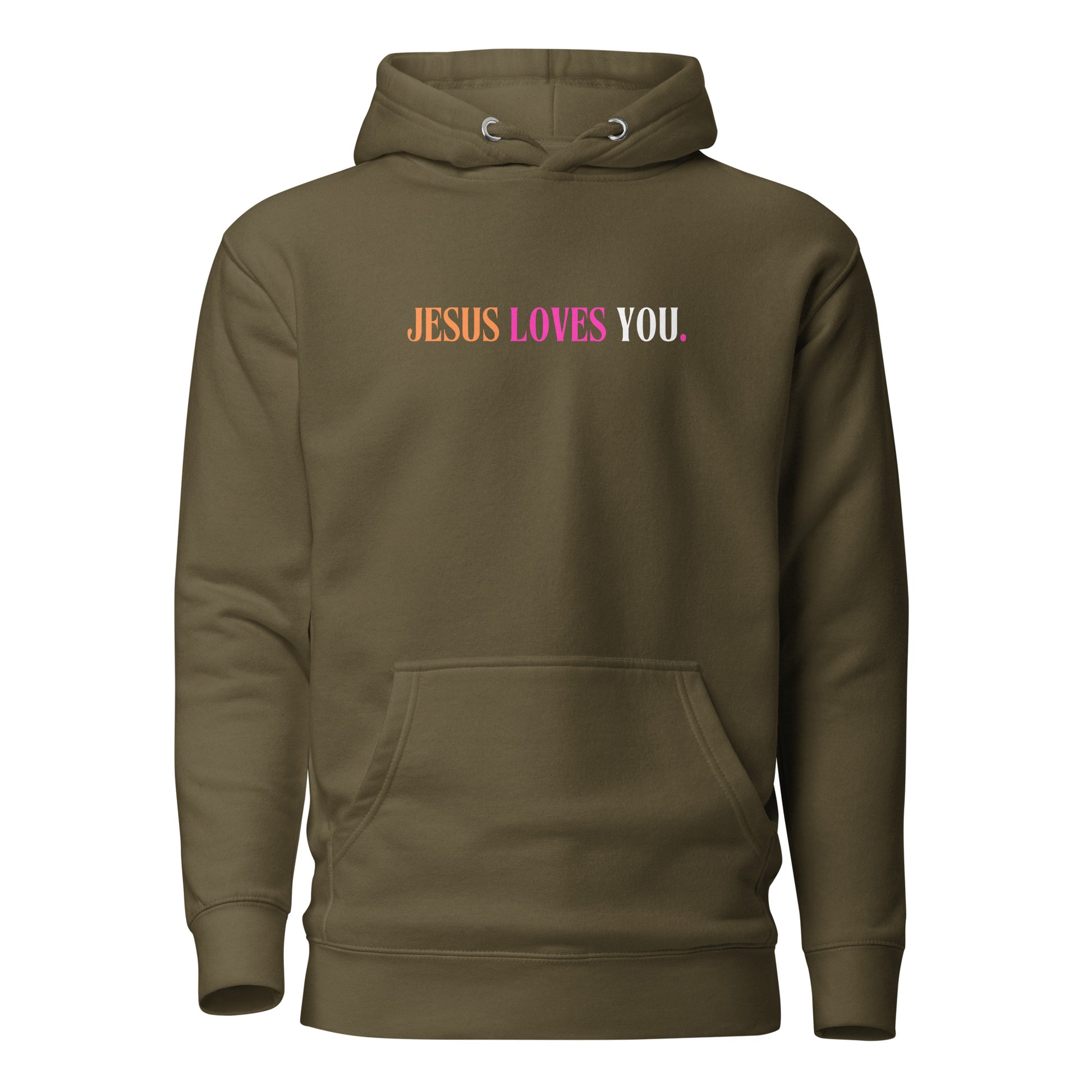 Jesus Loves You Christian Inspirational Unisex Hoodie