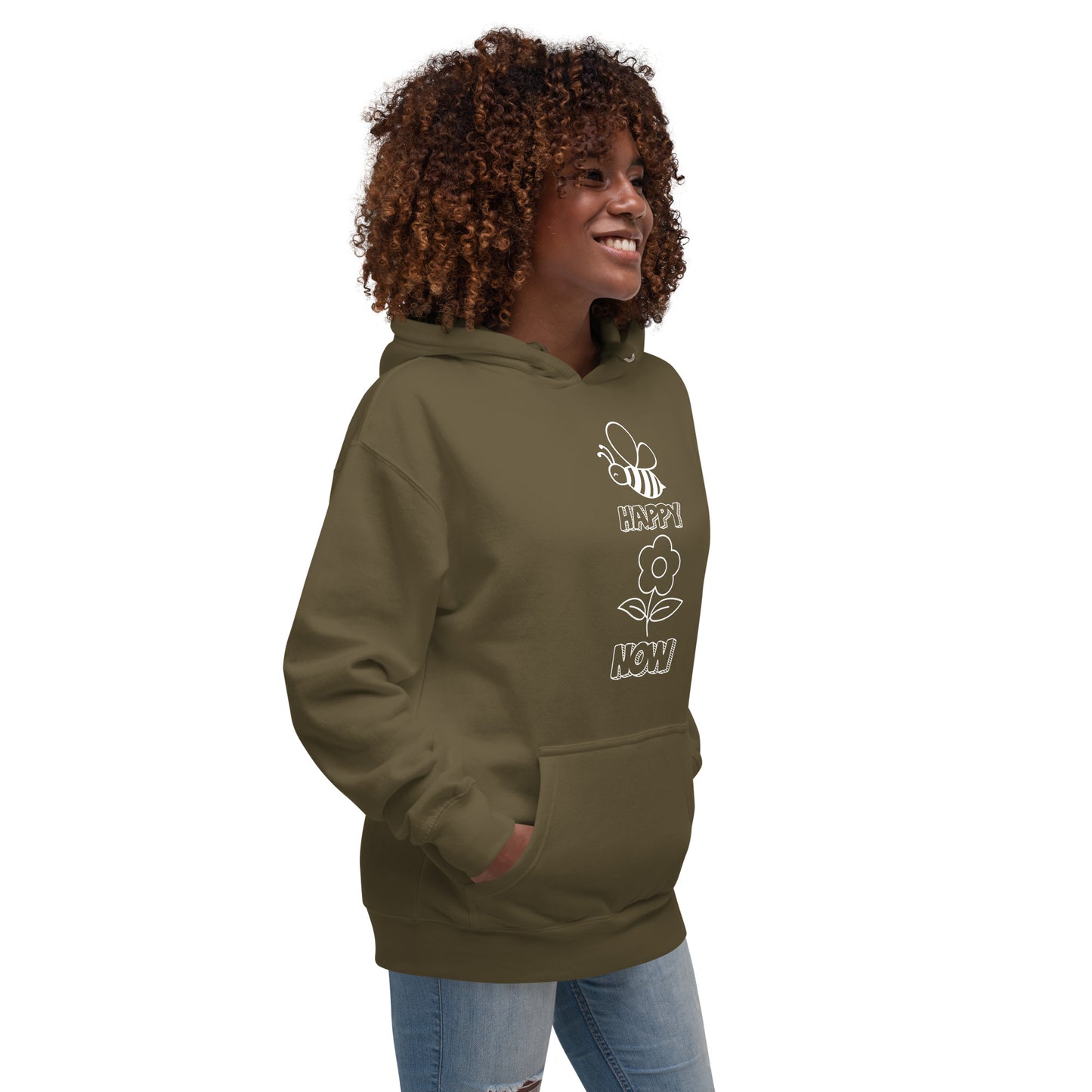 Be Happy Now Inspirational Motivational Hoodie