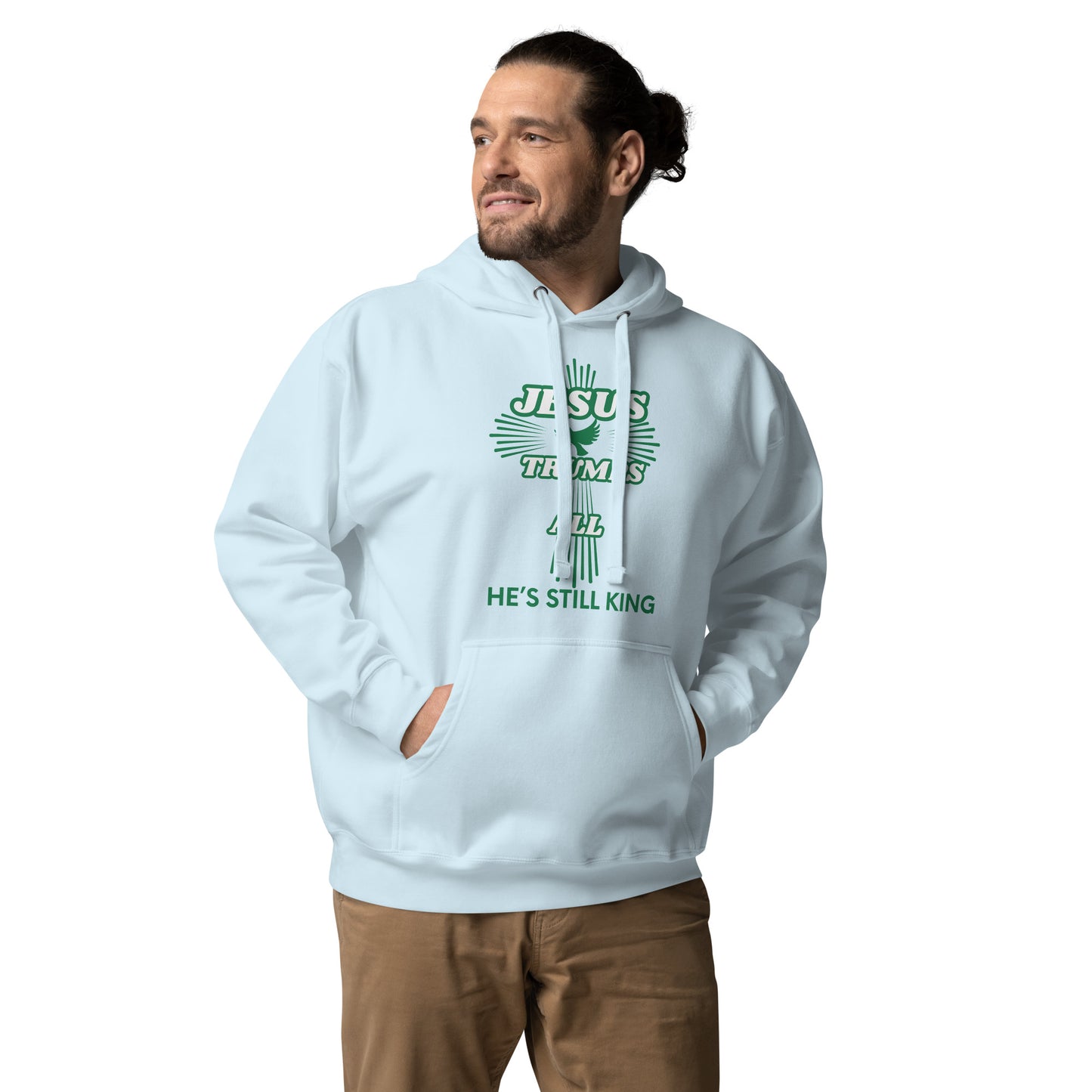 Jesus Trumps All Christian Inspirational Hoodie Unisex