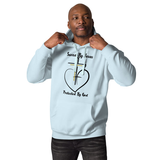 Saved by Jesus Christian Inspirational Hoodie Unisex