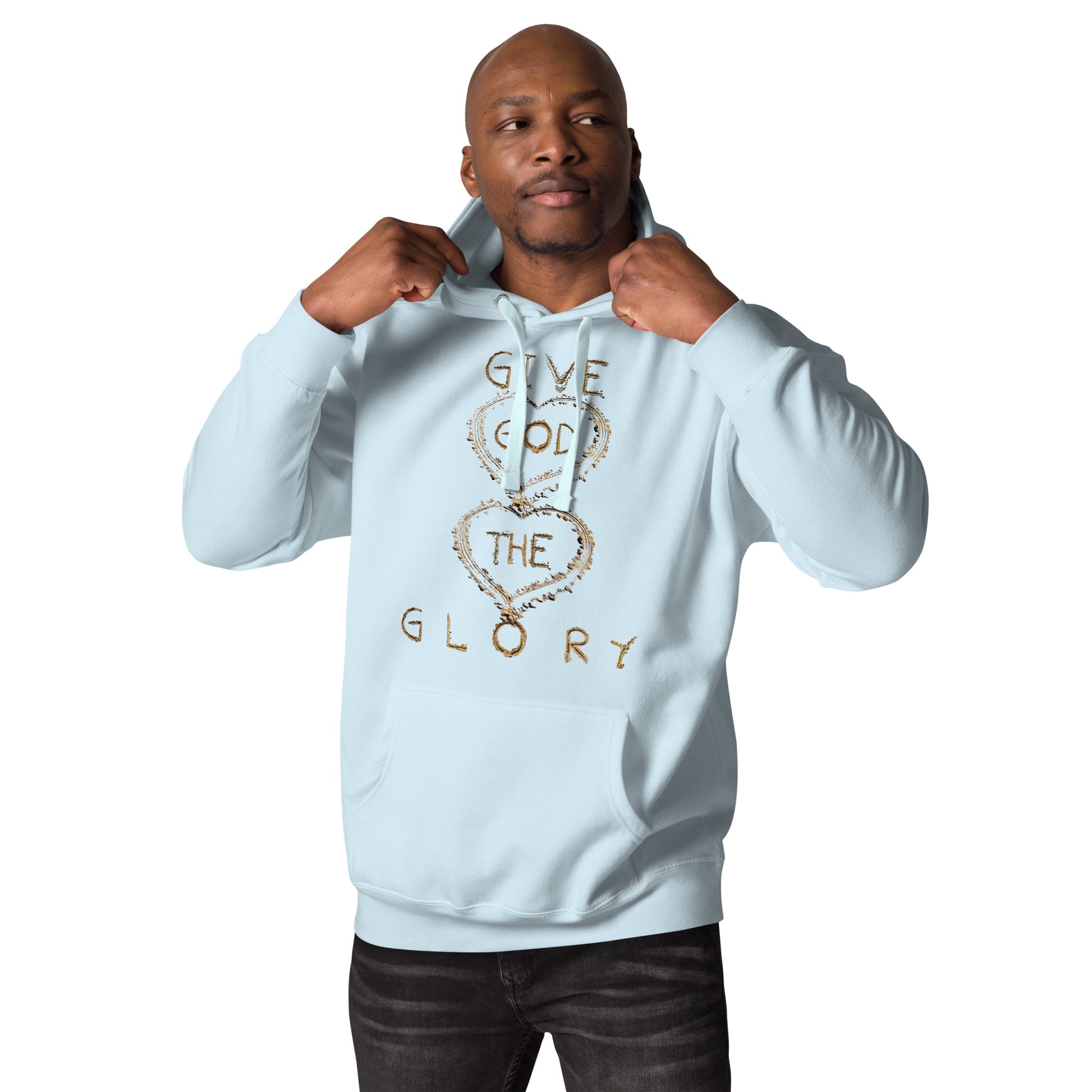 Give God The Glory Christian Inspirational Hoodie Unisex