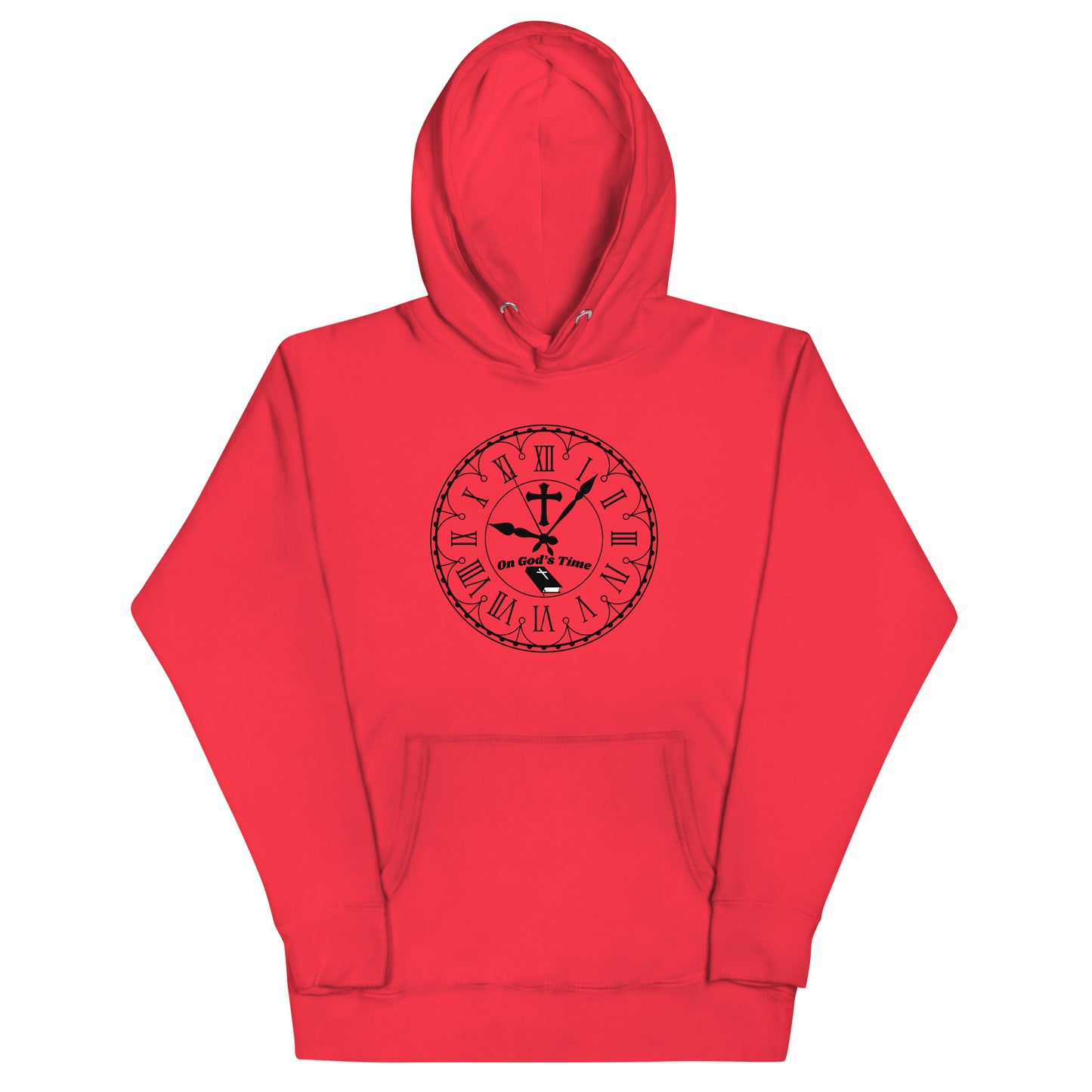 On God's Time Christian Inspirational Hoodie Unisex