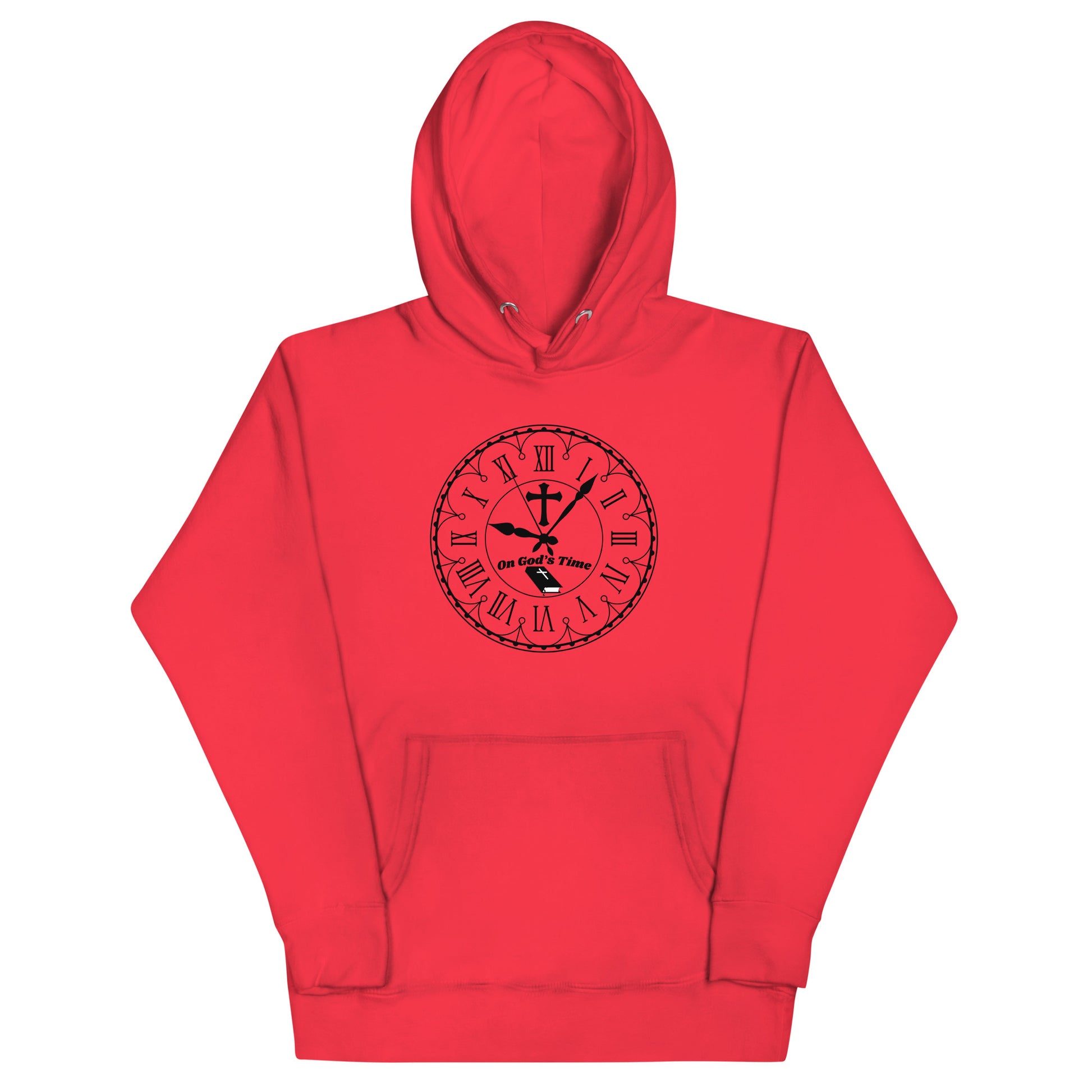 On God's Time Christian Inspirational Hoodie Unisex