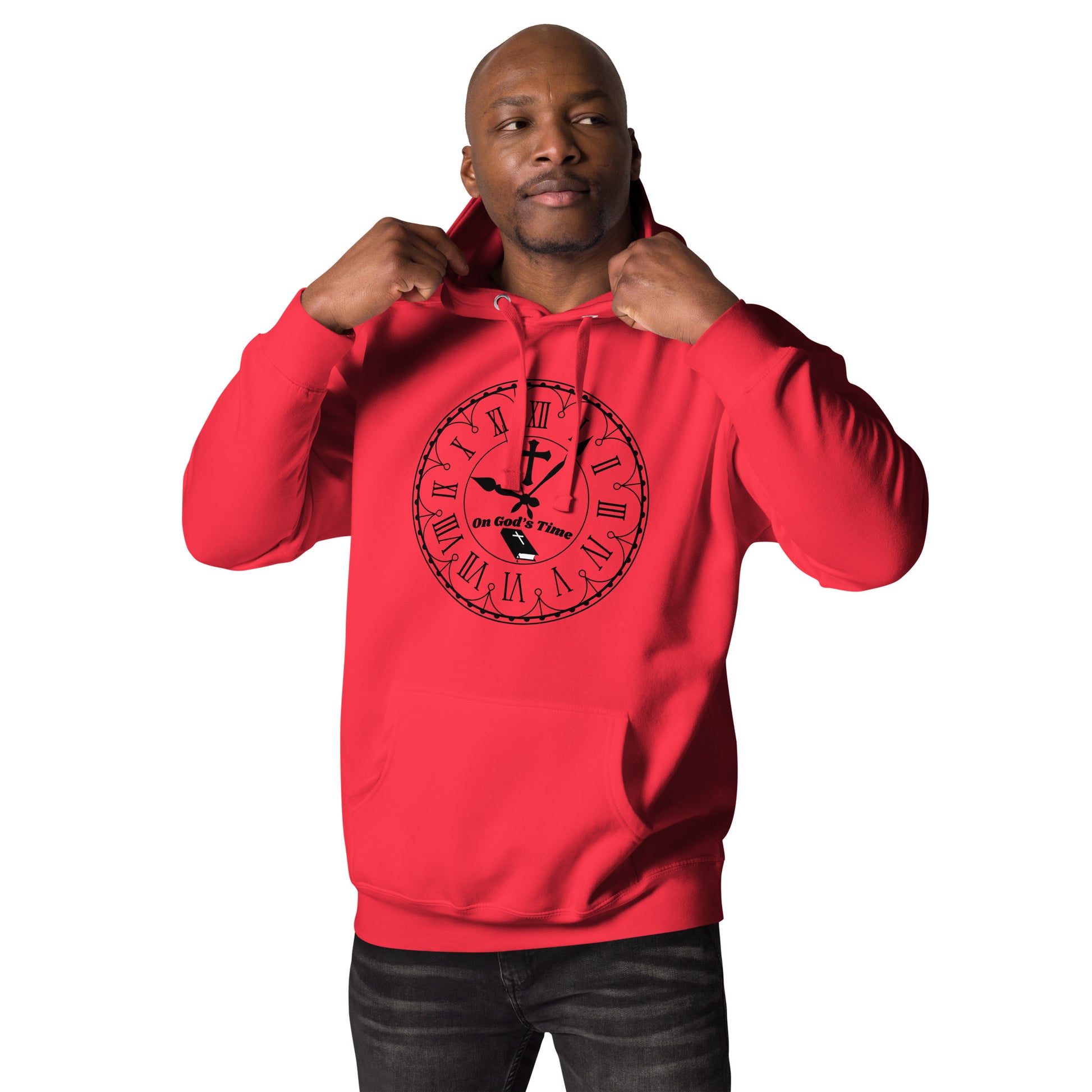 On God's Time Christian Inspirational Hoodie Unisex