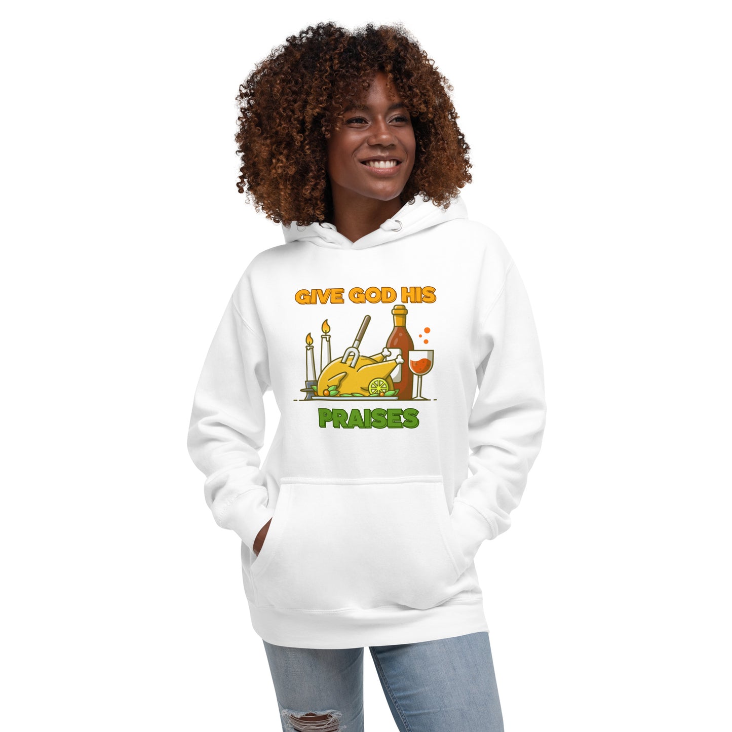 Inspirational hoodie for the holidays unisex