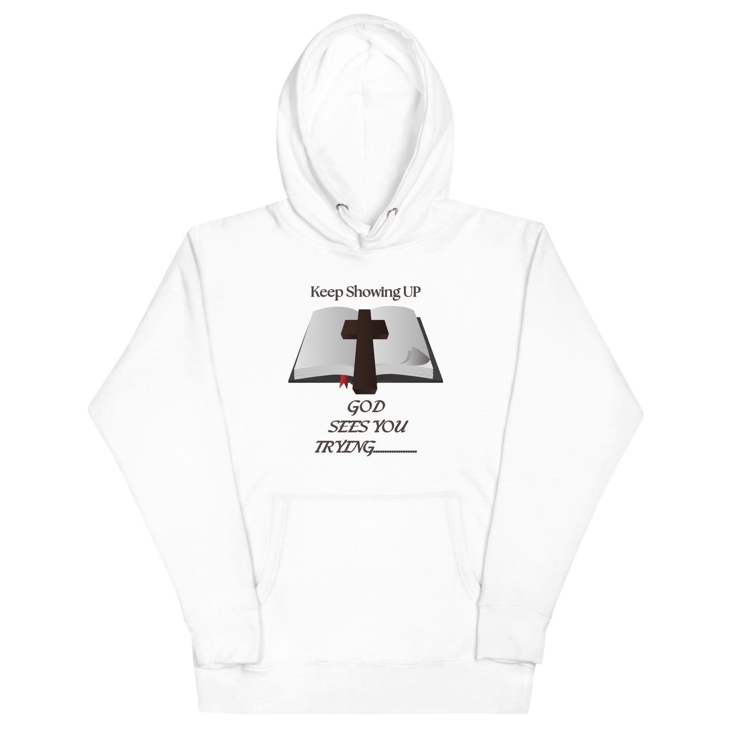 Keep Showing up Christina Inspirational Hoodie