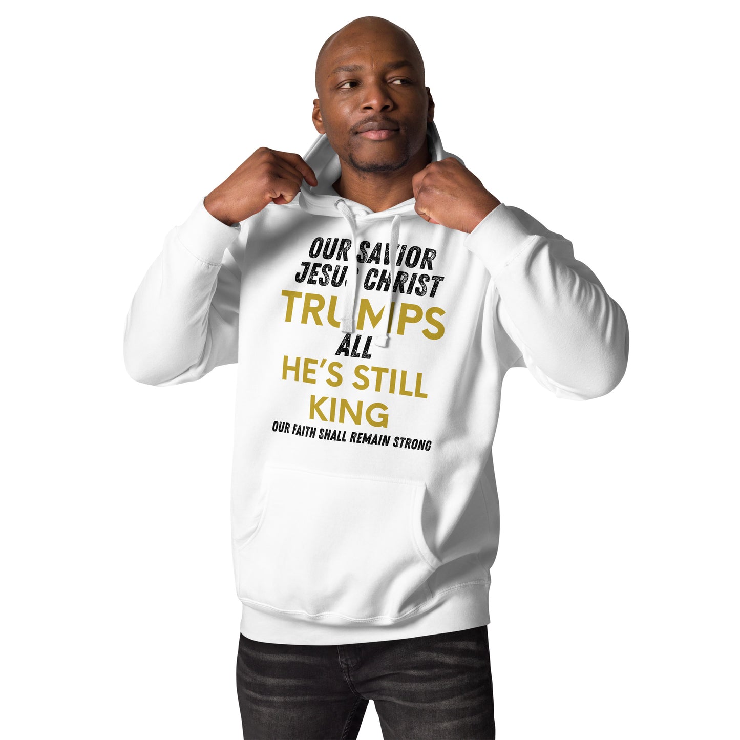 Jesus Christ Trumps All Christian Inspirational Unisex Hoodie