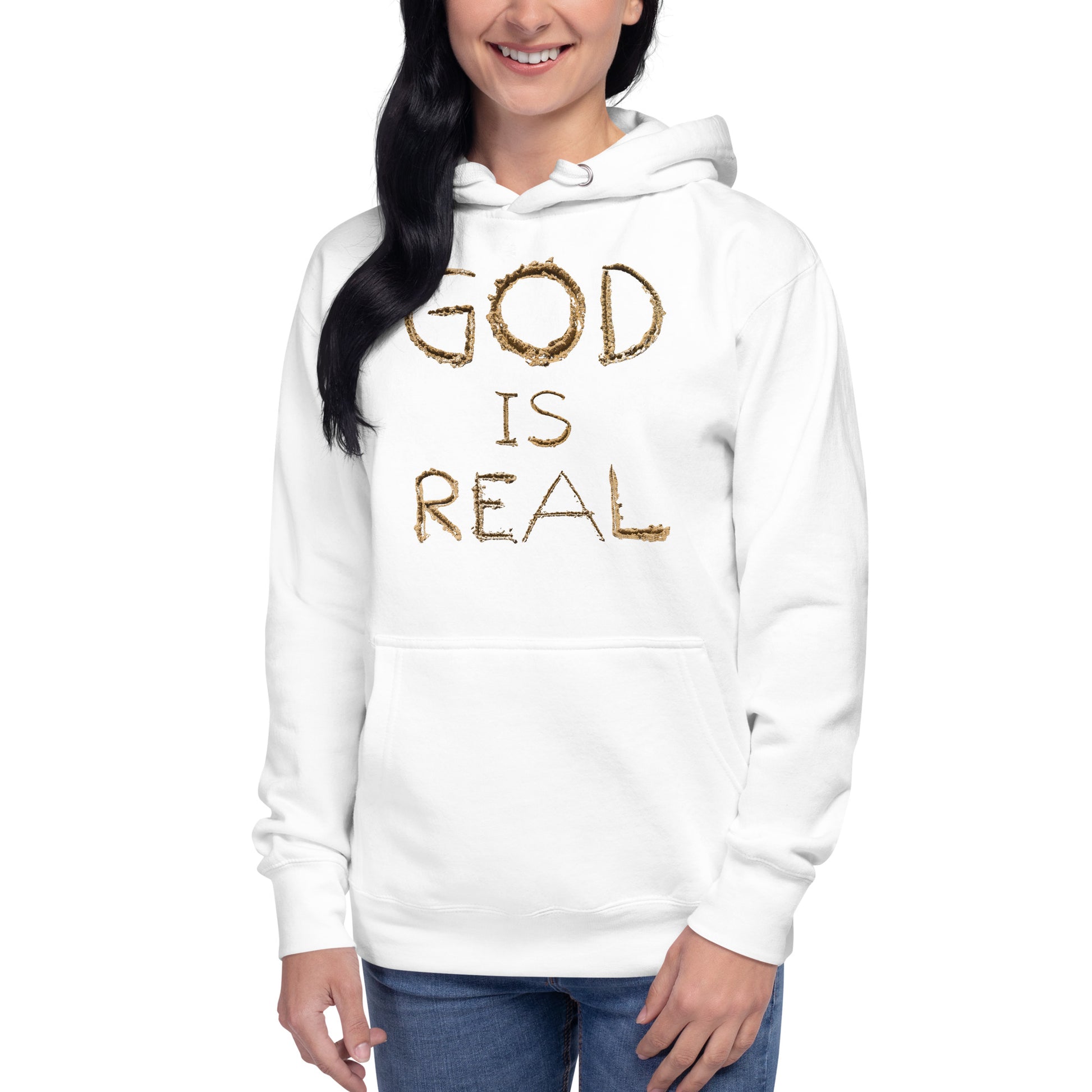 God Is Real Christian Inspirational Hoodie Unisex