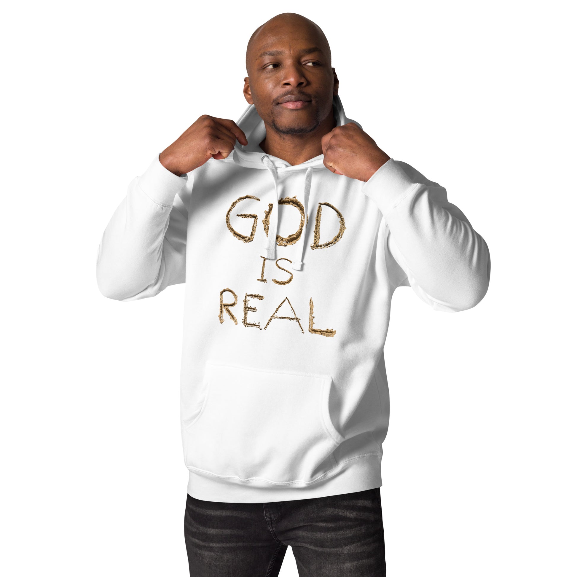 God Is Real Christian Inspirational Hoodie Unisex