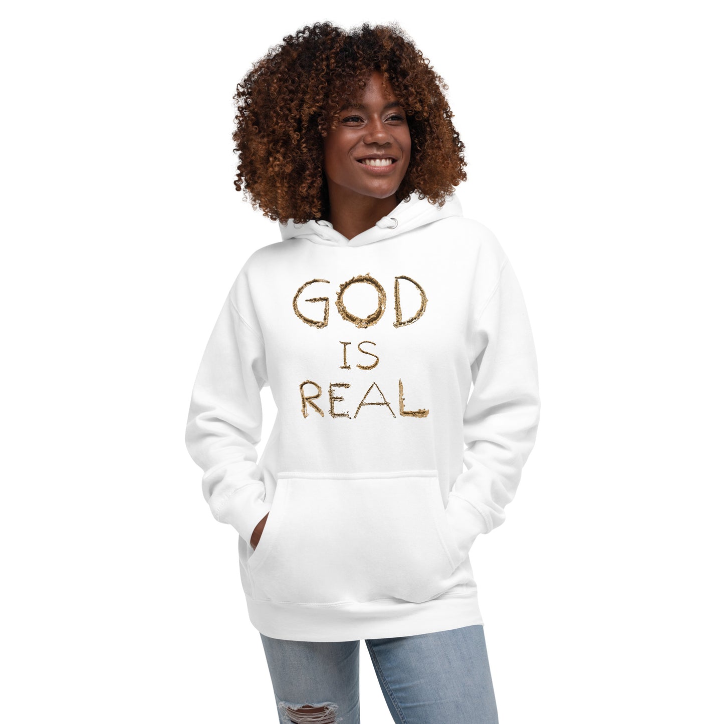 God Is Real Christian Inspirational Hoodie Unisex