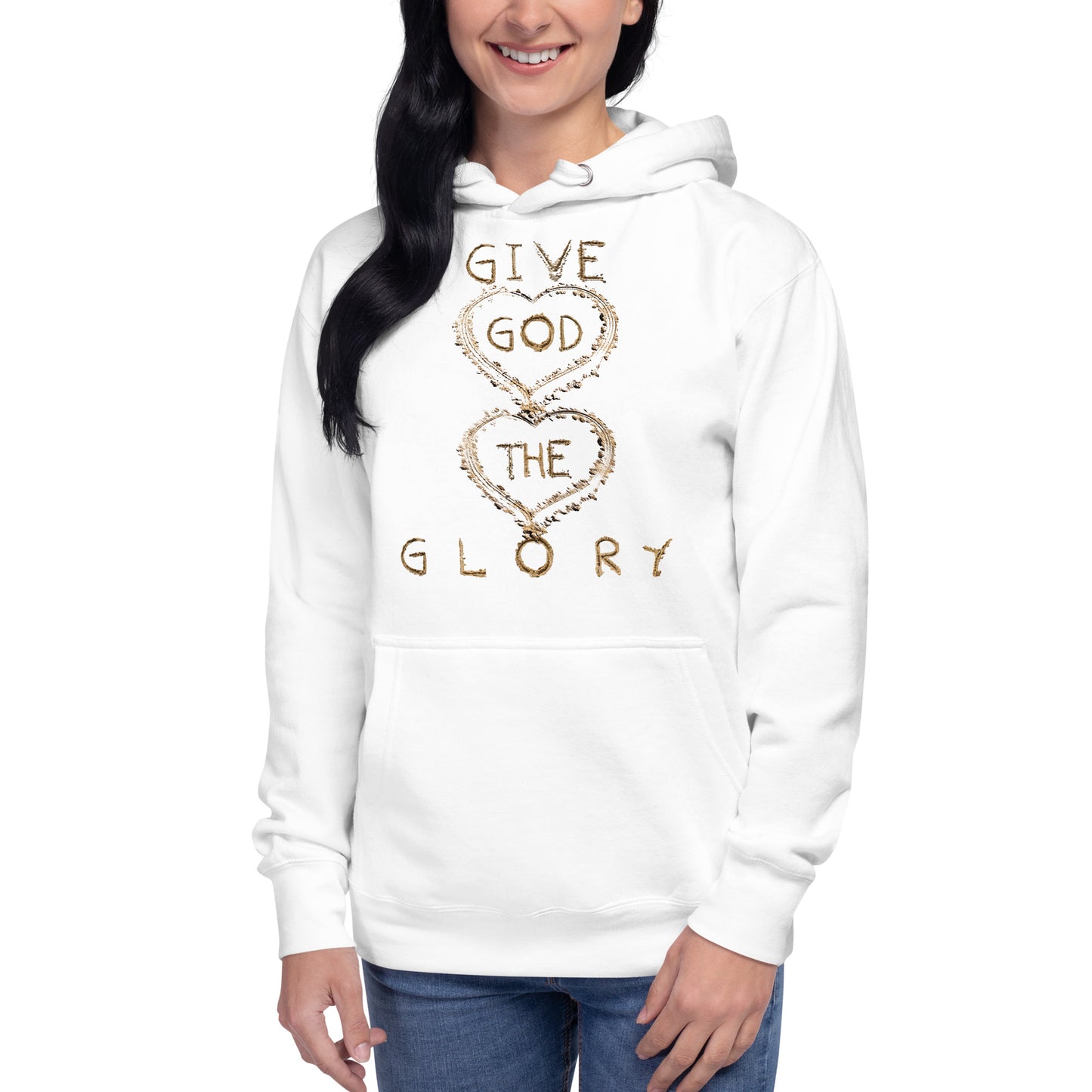 Give God The Glory Christian Inspirational Hoodie Unisex