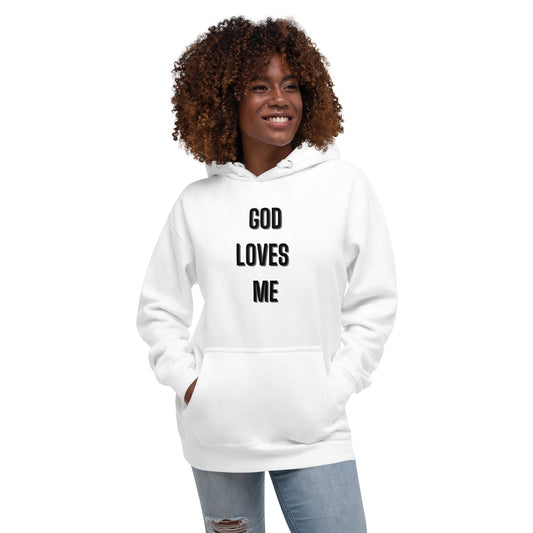 ProdGod Loves Me Christian Inspirational Hoodie Unisex