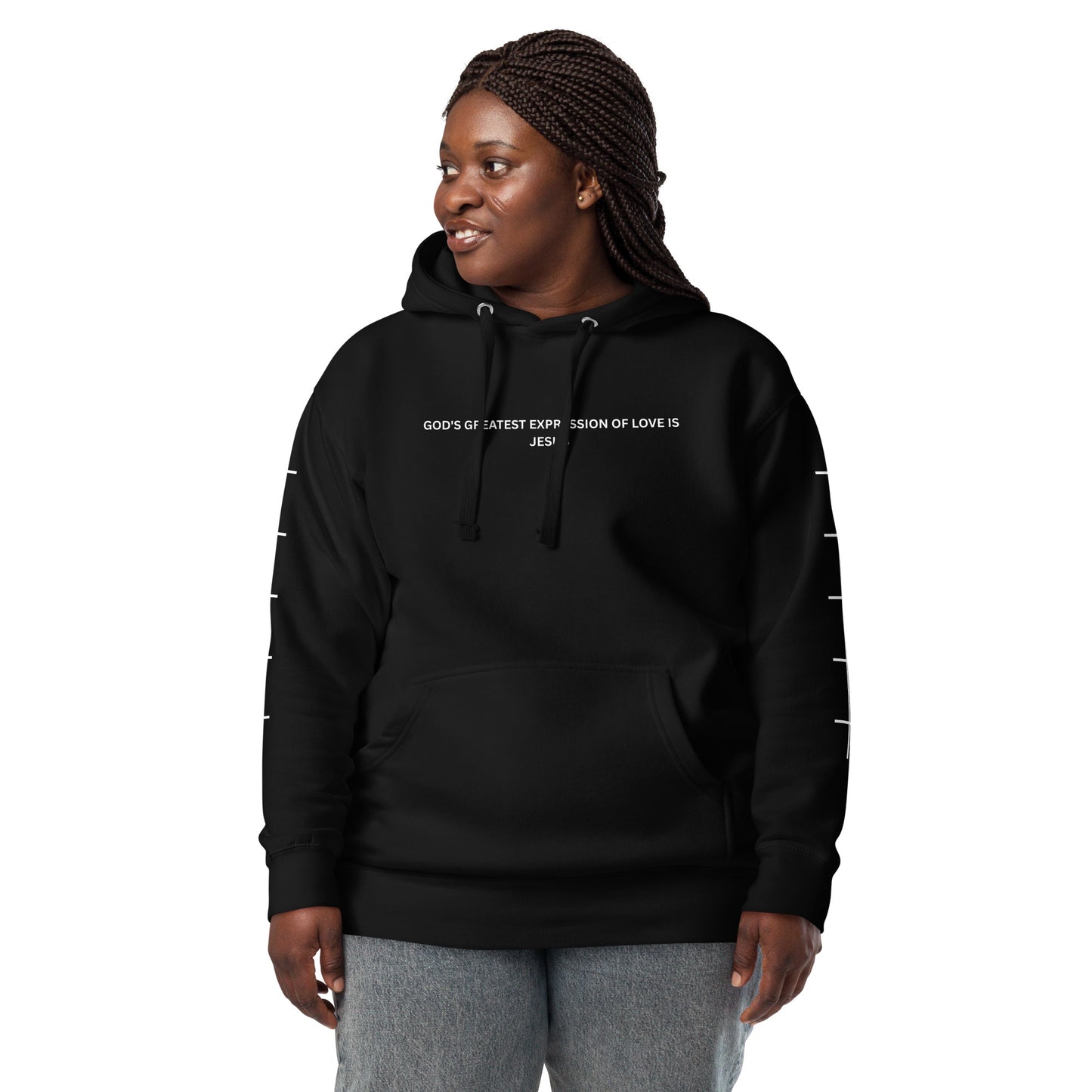 God's Greatest Expression of Love Is Jesus Christian Inspirational Hoodie Unisex | Faith-Based Hoodie