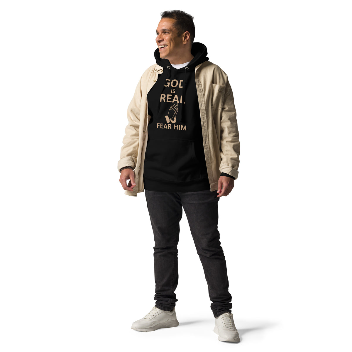 God is Real Christian Unisex Hoodie