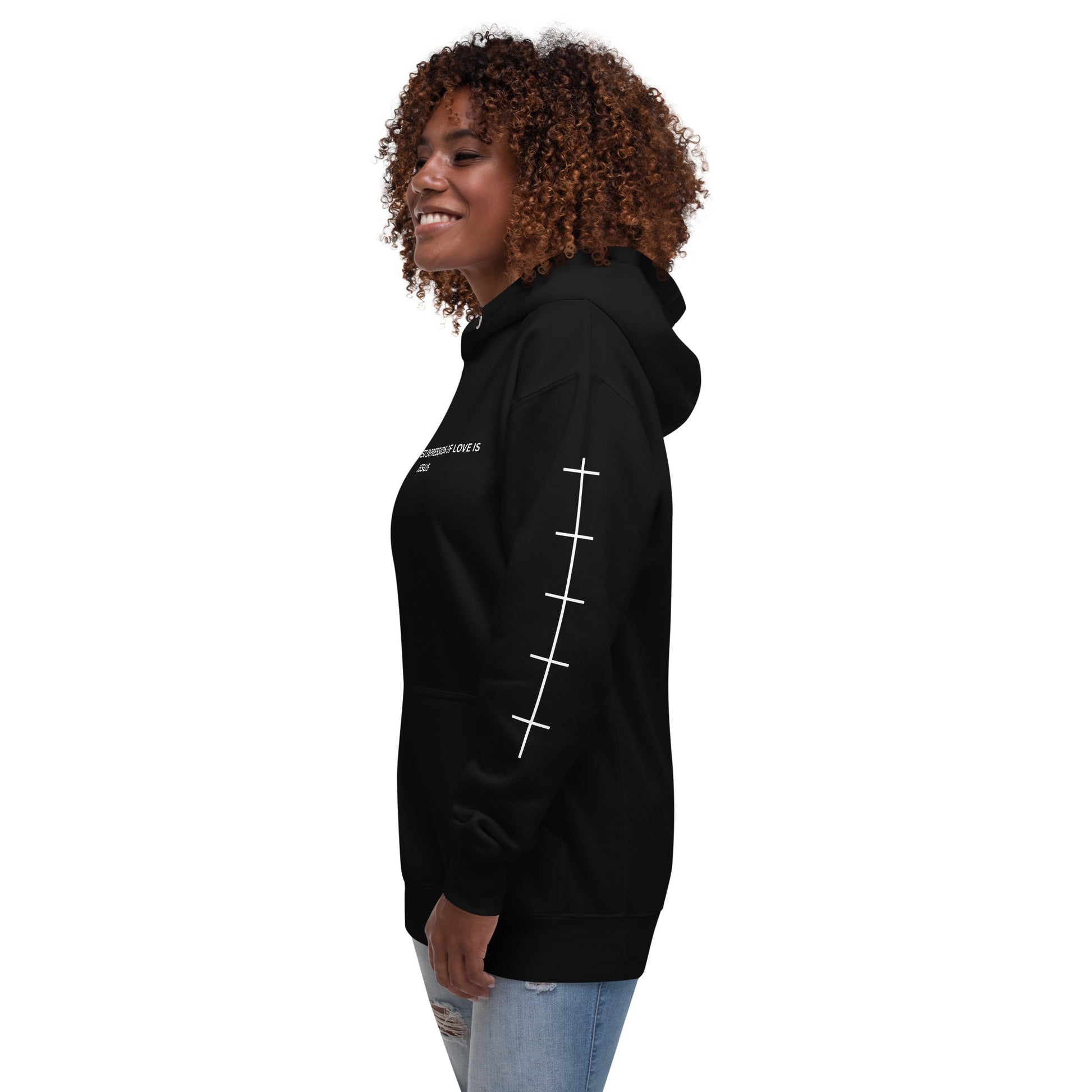 God's Greatest Expression of Love Is Jesus Christian Inspirational Hoodie Unisex | Faith-Based Hoodie